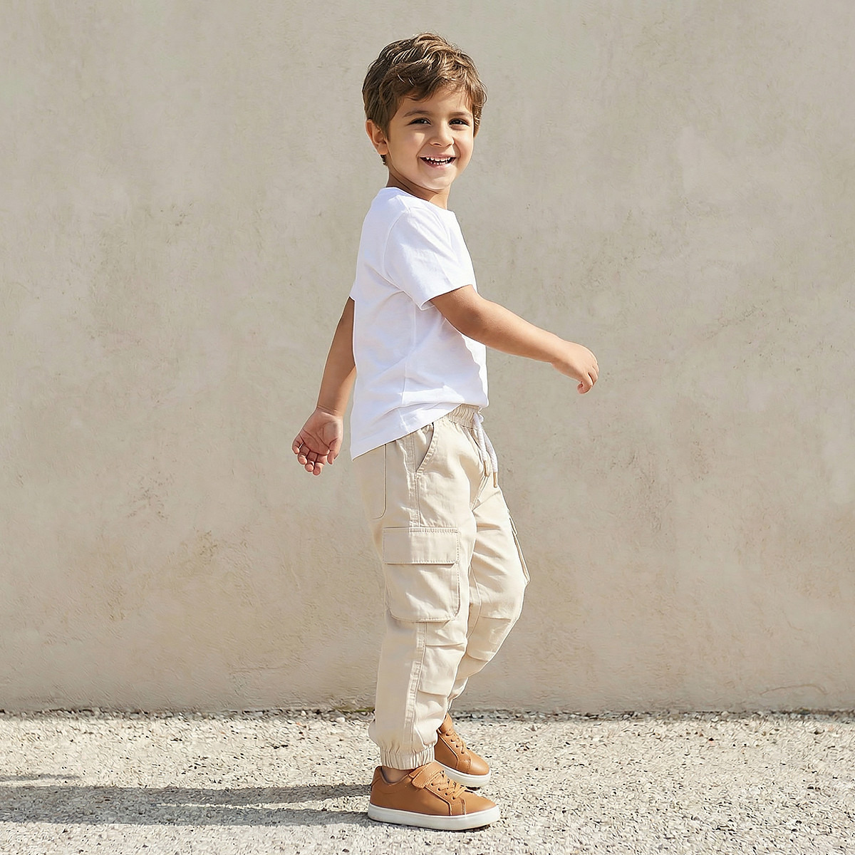 Juniors Trousers with Pockets, Drawstring Waist-boys-clothing-bottoms-trousers-image-5