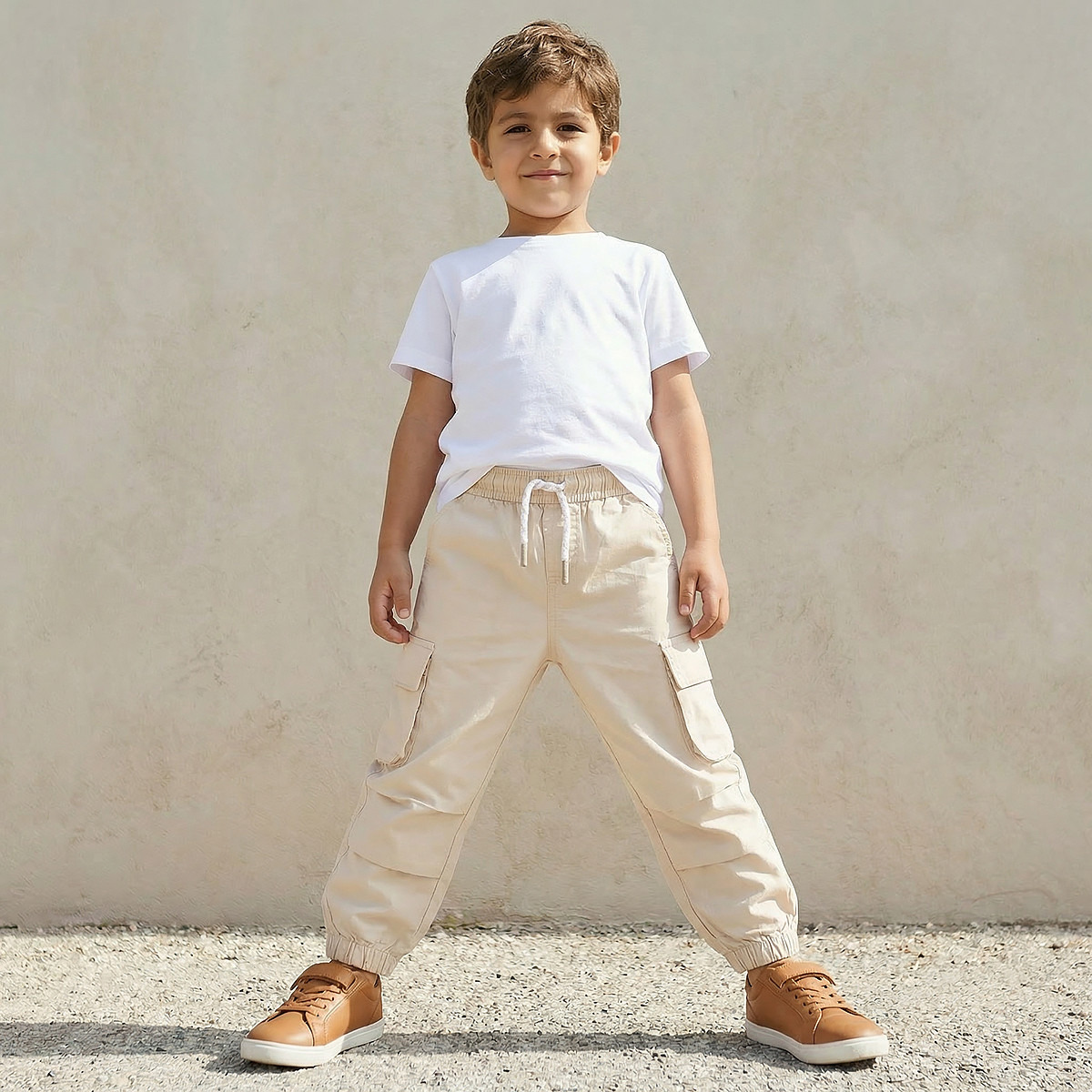 Juniors Trousers with Pockets, Drawstring Waist-boys-clothing-bottoms-trousers-image-6