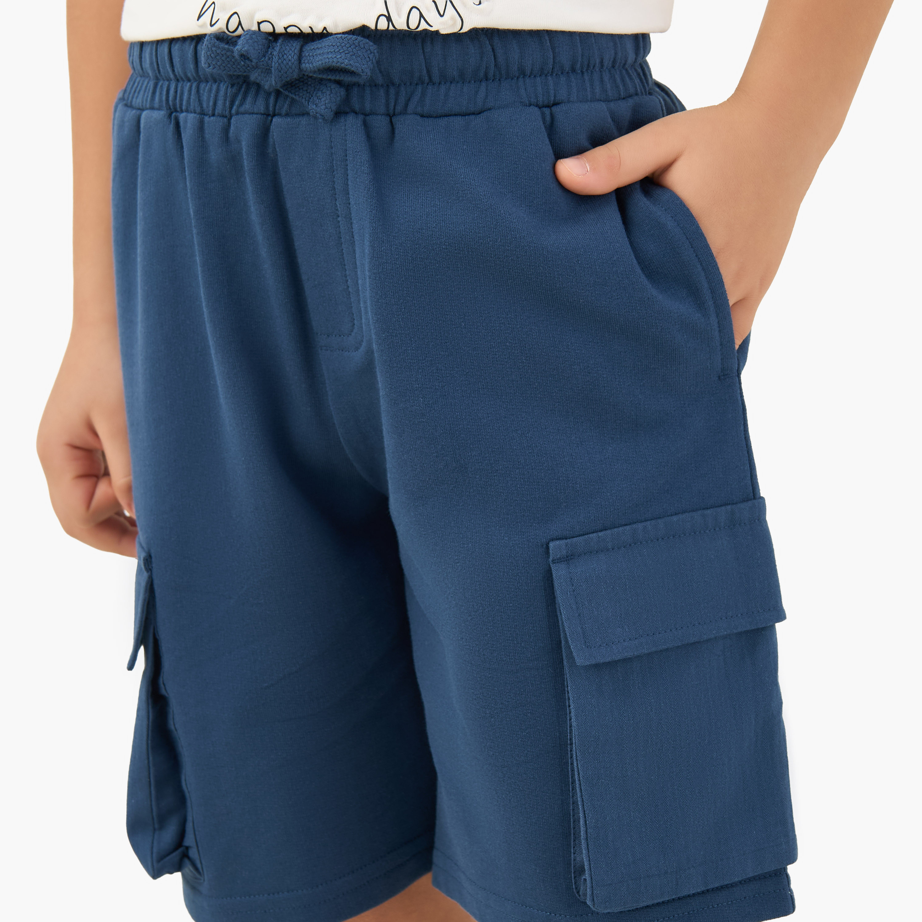 Juniors Drawstring Waist Shorts with Cargo Pockets-boys-clothing-bottoms-shorts-image-4