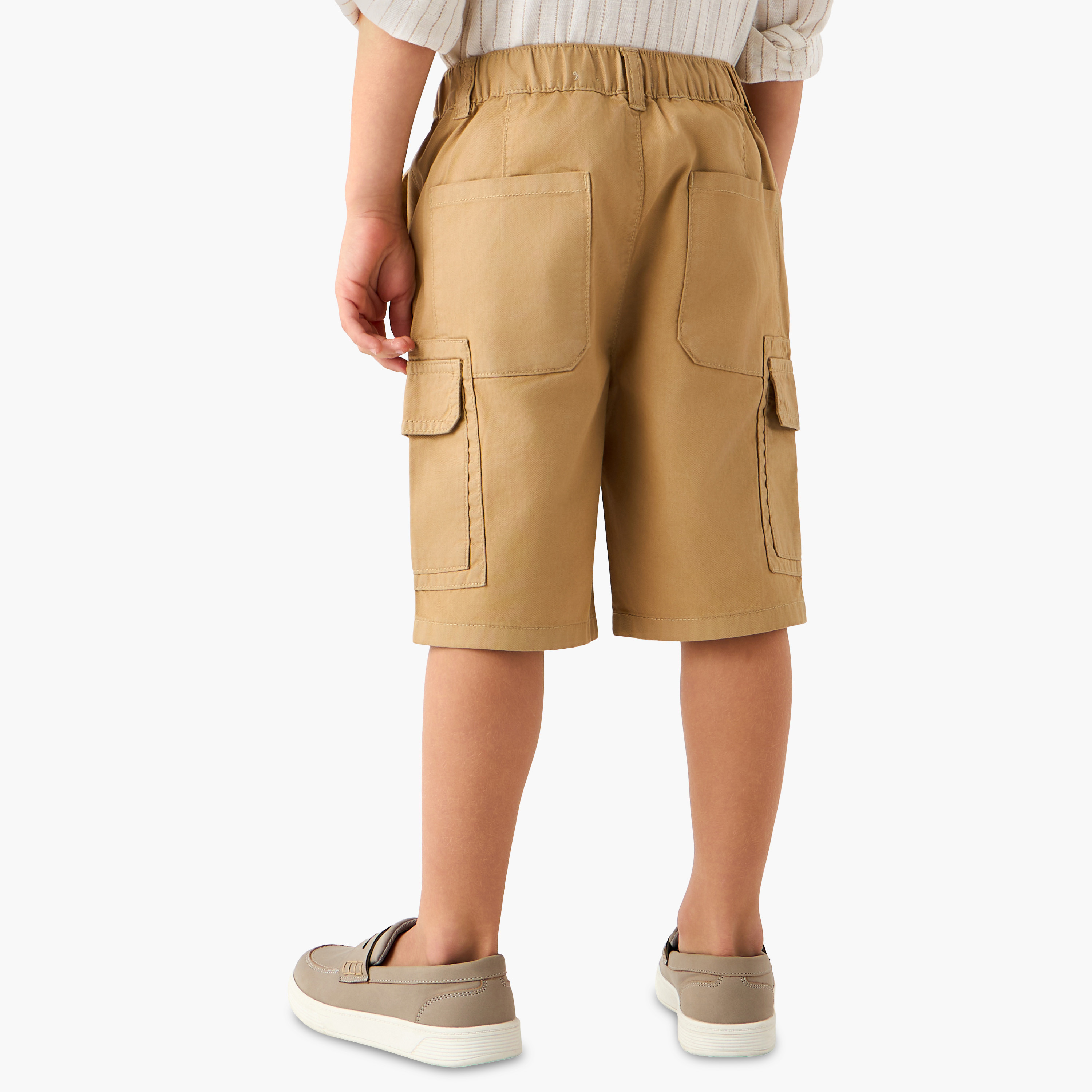 Juniors Cargo Shorts with Pockets-boys-clothing-bottoms-shorts-image-3