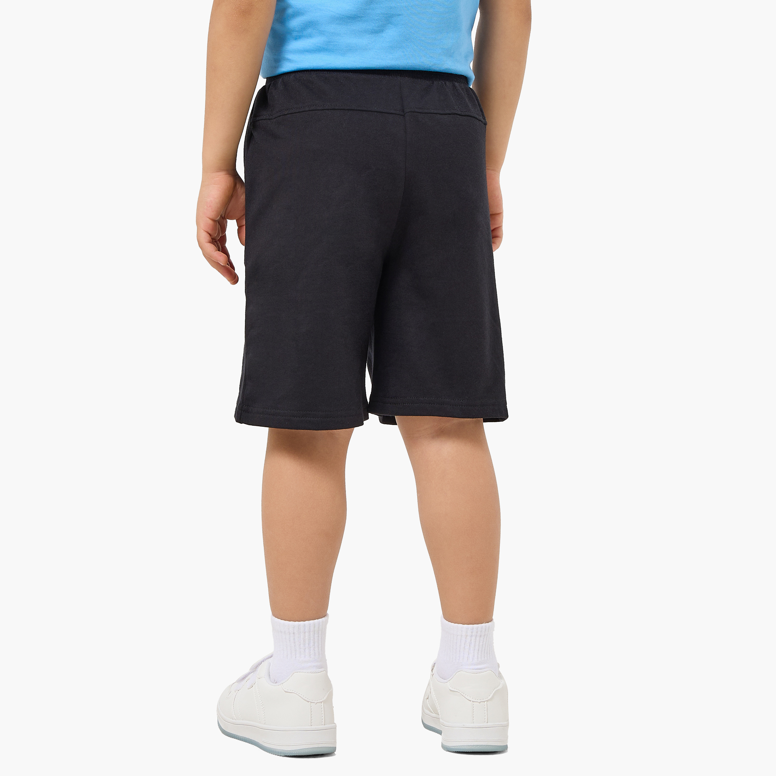 Pack of 2 Juniors Drawstring Waist Shorts with Pockets-boys-clothing-bottoms-shorts-image-4