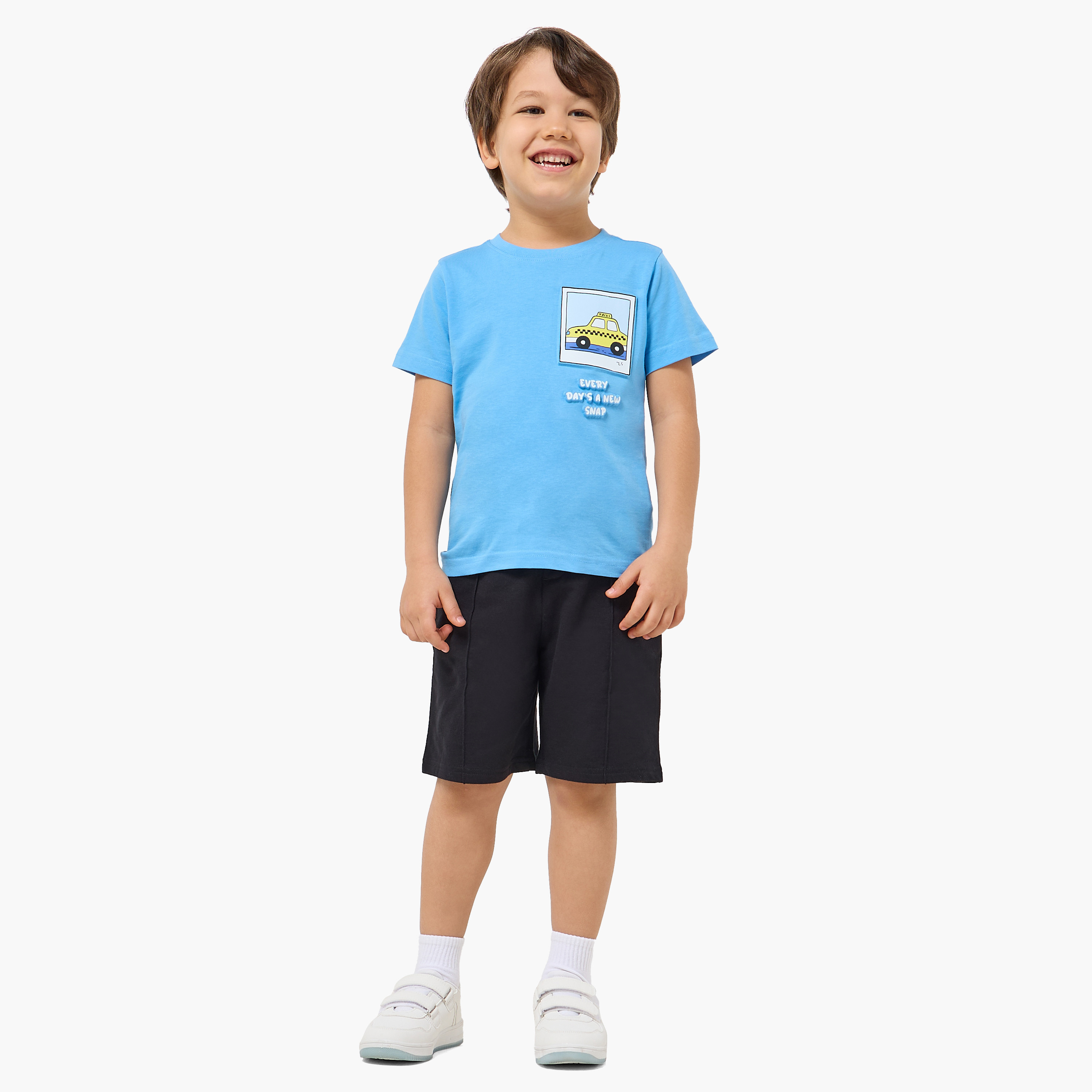 Pack of 2 Juniors Drawstring Waist Shorts with Pockets-boys-clothing-bottoms-shorts-image-6