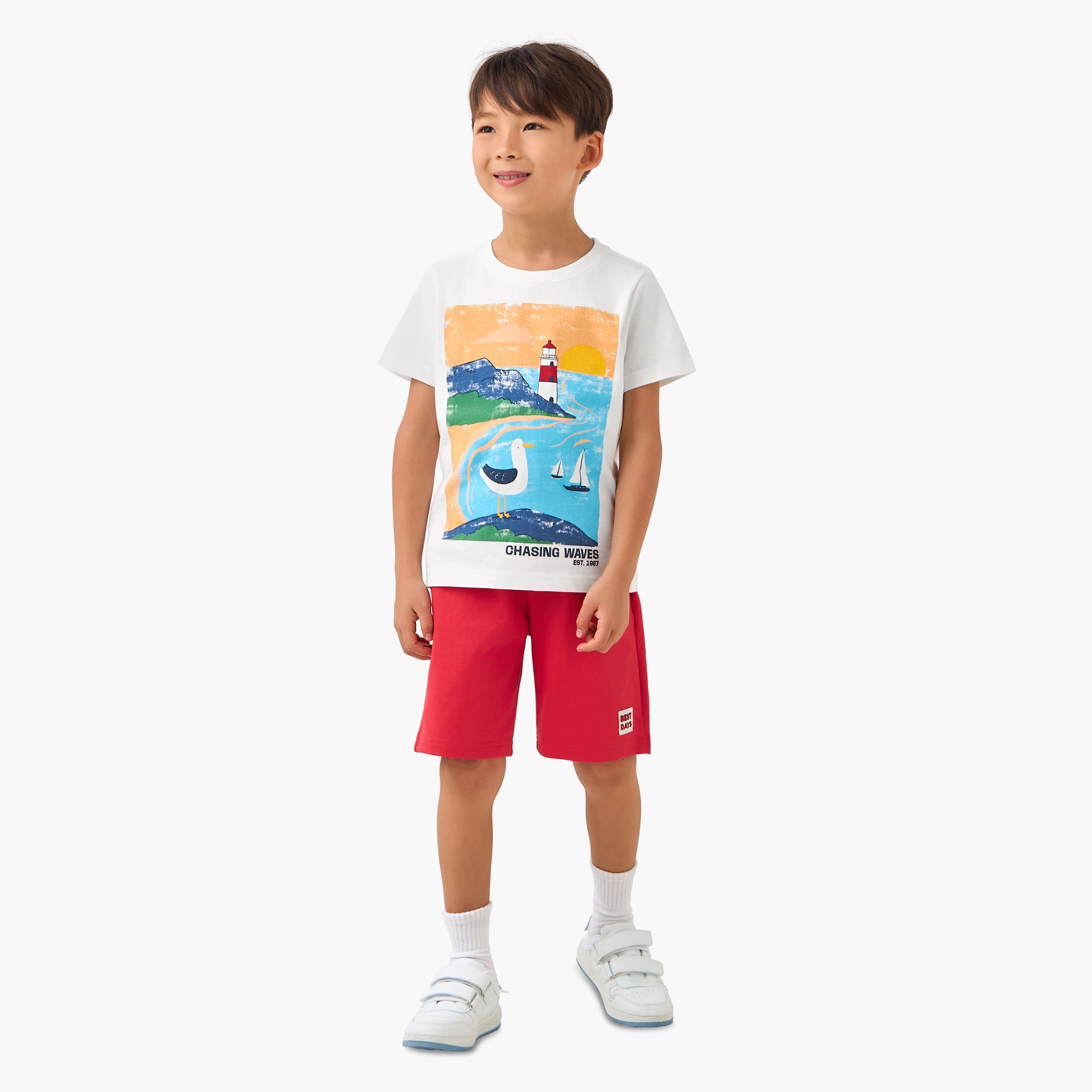 شورت بخصر مطاطي وجيوب من جونيورز-boys-clothing-bottoms-shorts-image-5