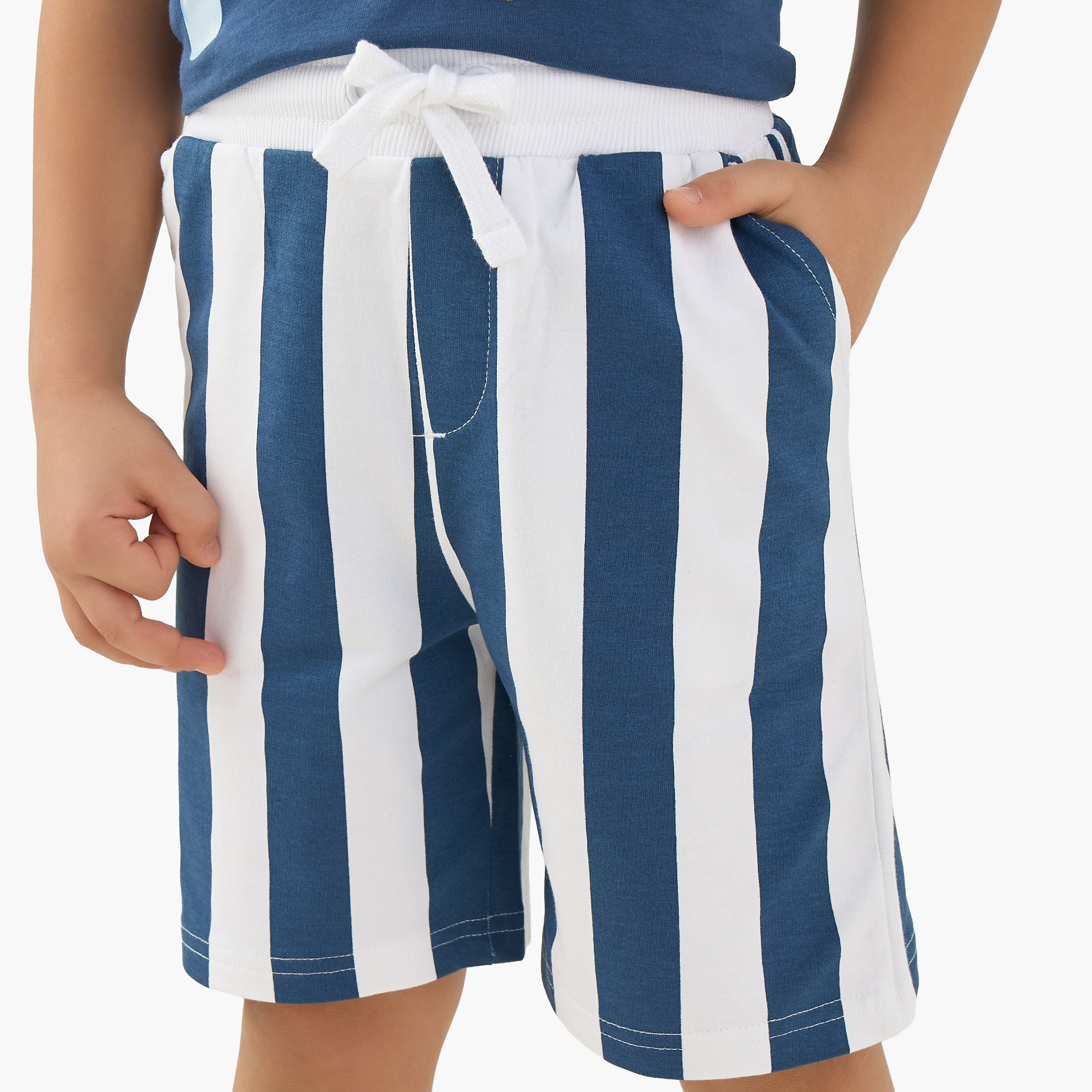 Juniors Drawstring Waist Shorts with Pockets-boys-clothing-bottoms-shorts-image-4