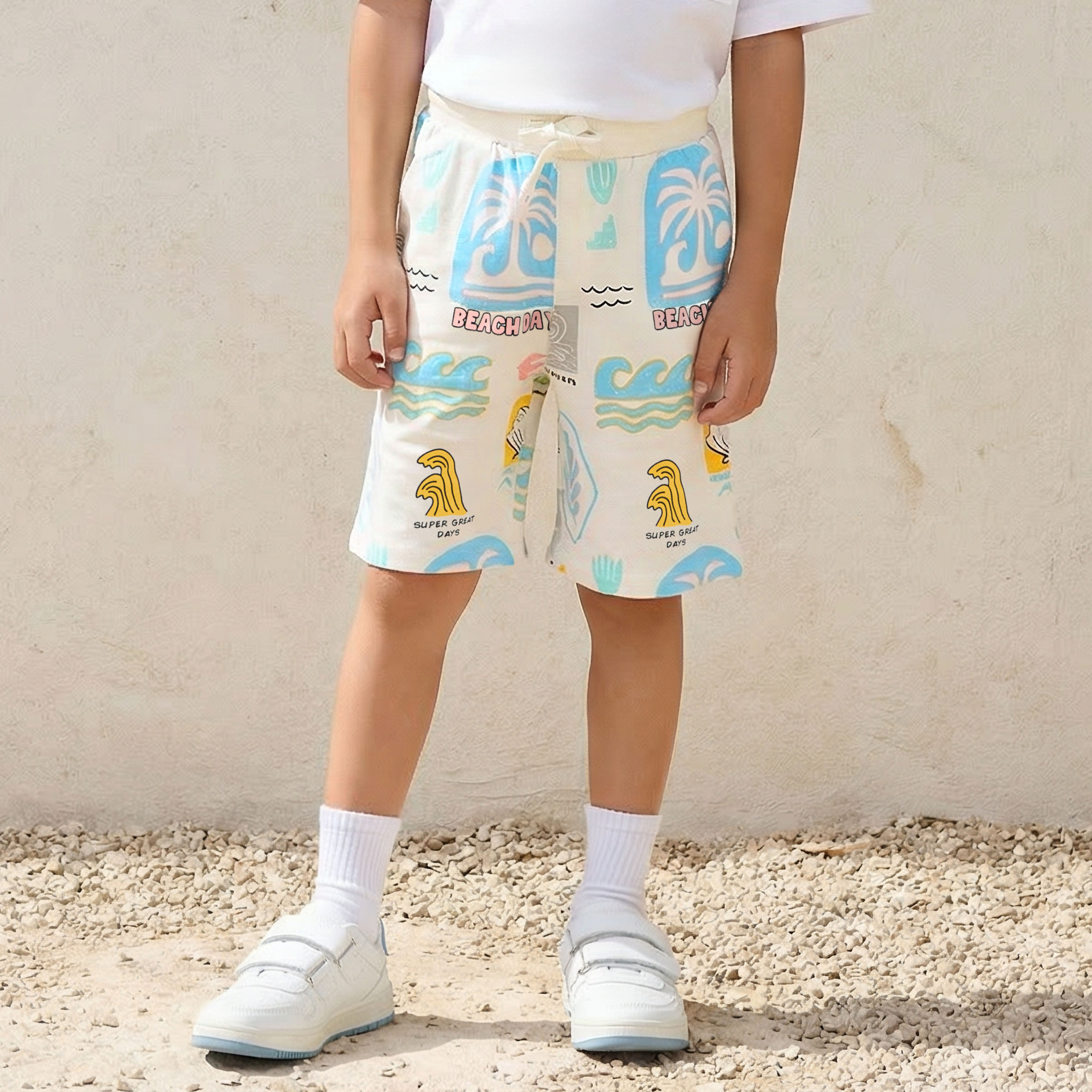 شورت برباط إغلاق وطبعات من جونيورز-boys-clothing-bottoms-shorts-image-5