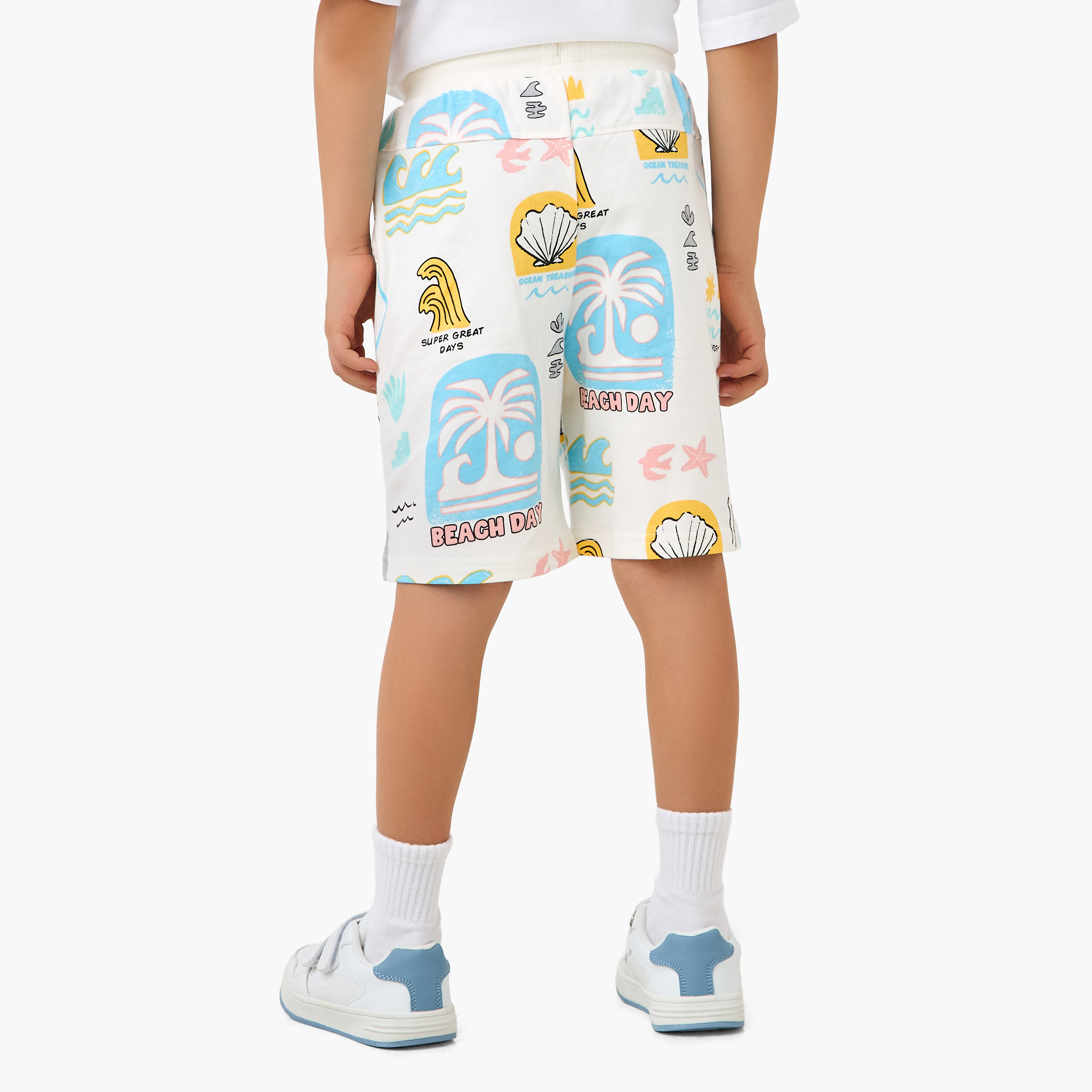 شورت برباط إغلاق وطبعات من جونيورز-boys-clothing-bottoms-shorts-image-3