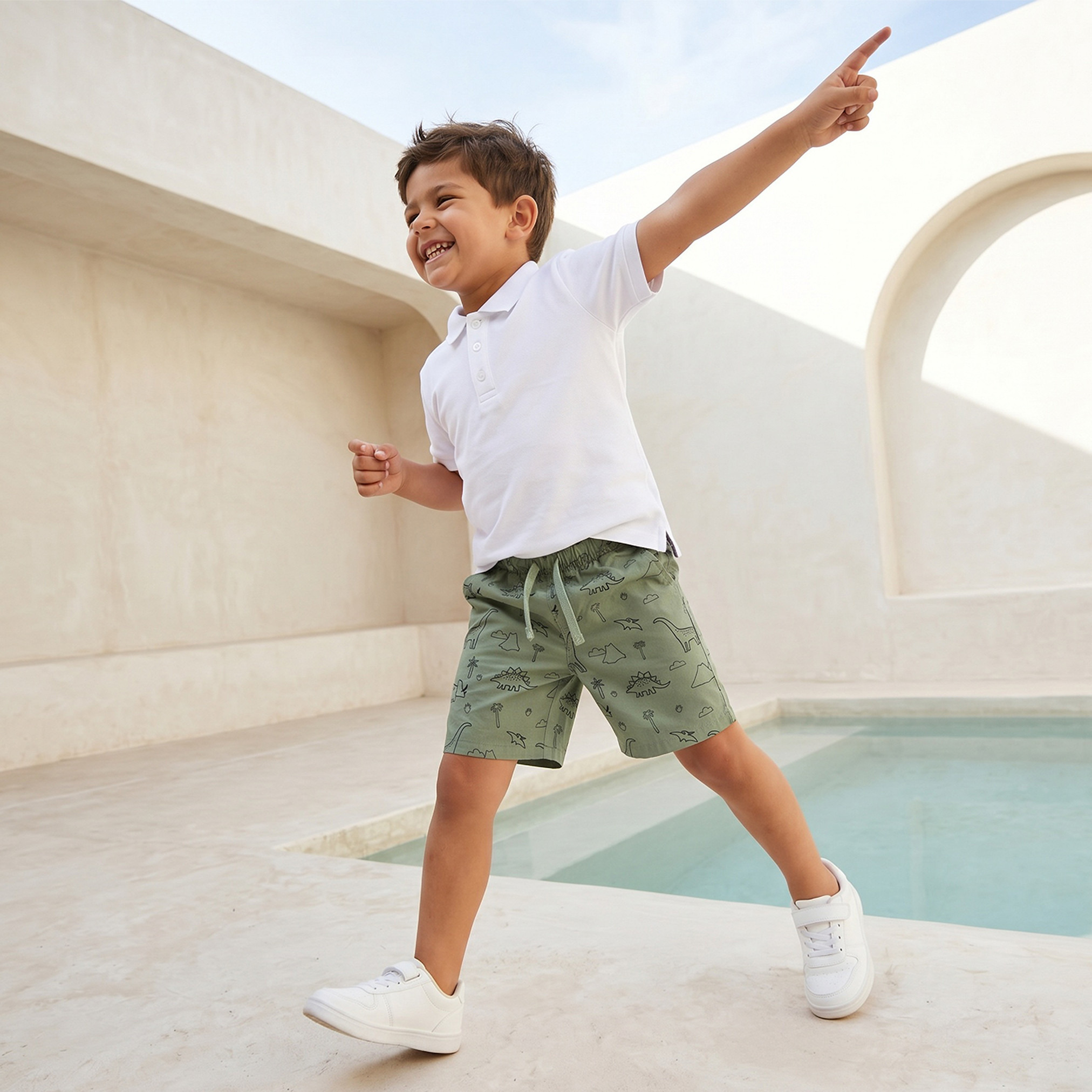 Pack of 2 Juniors Drawstring Waist Shorts with Pockets-boys-clothing-bottoms-shorts-image-2