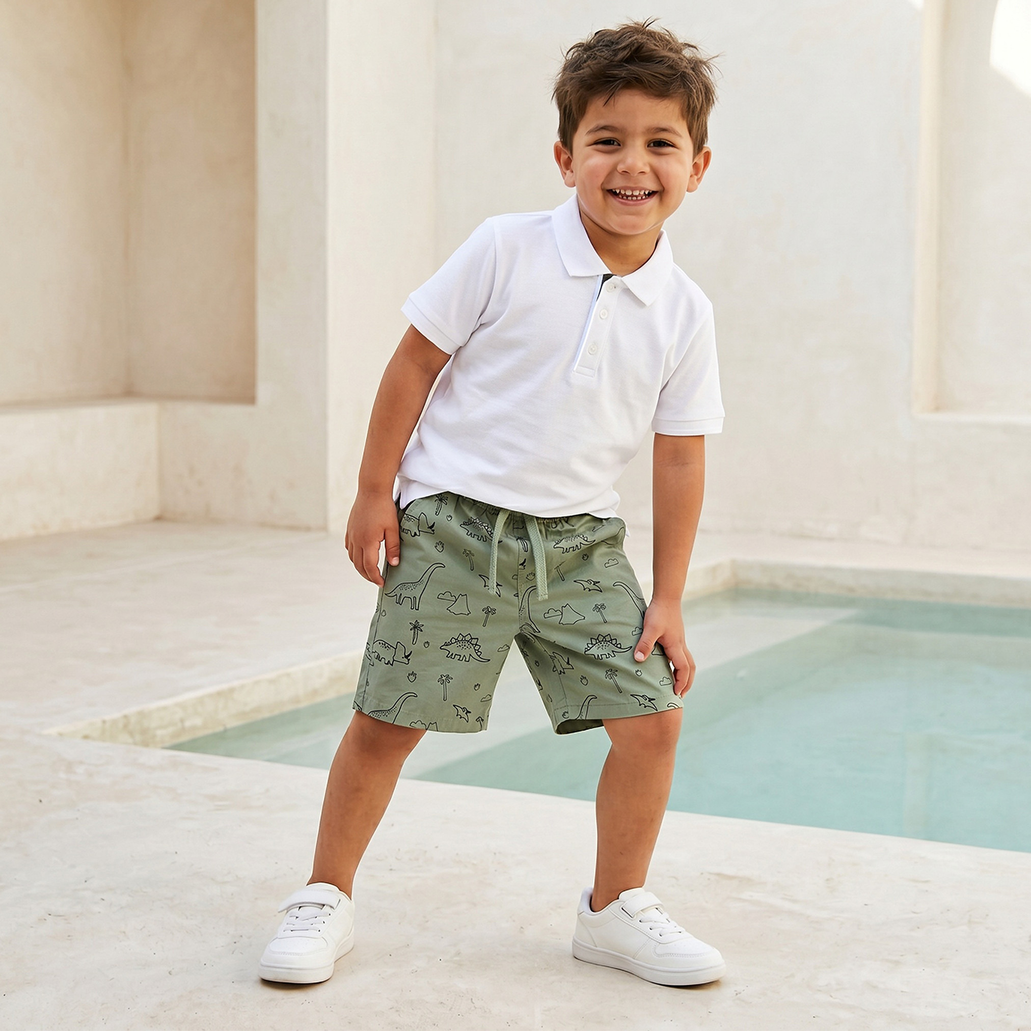 Pack of 2 Juniors Drawstring Waist Shorts with Pockets-boys-clothing-bottoms-shorts-image-5