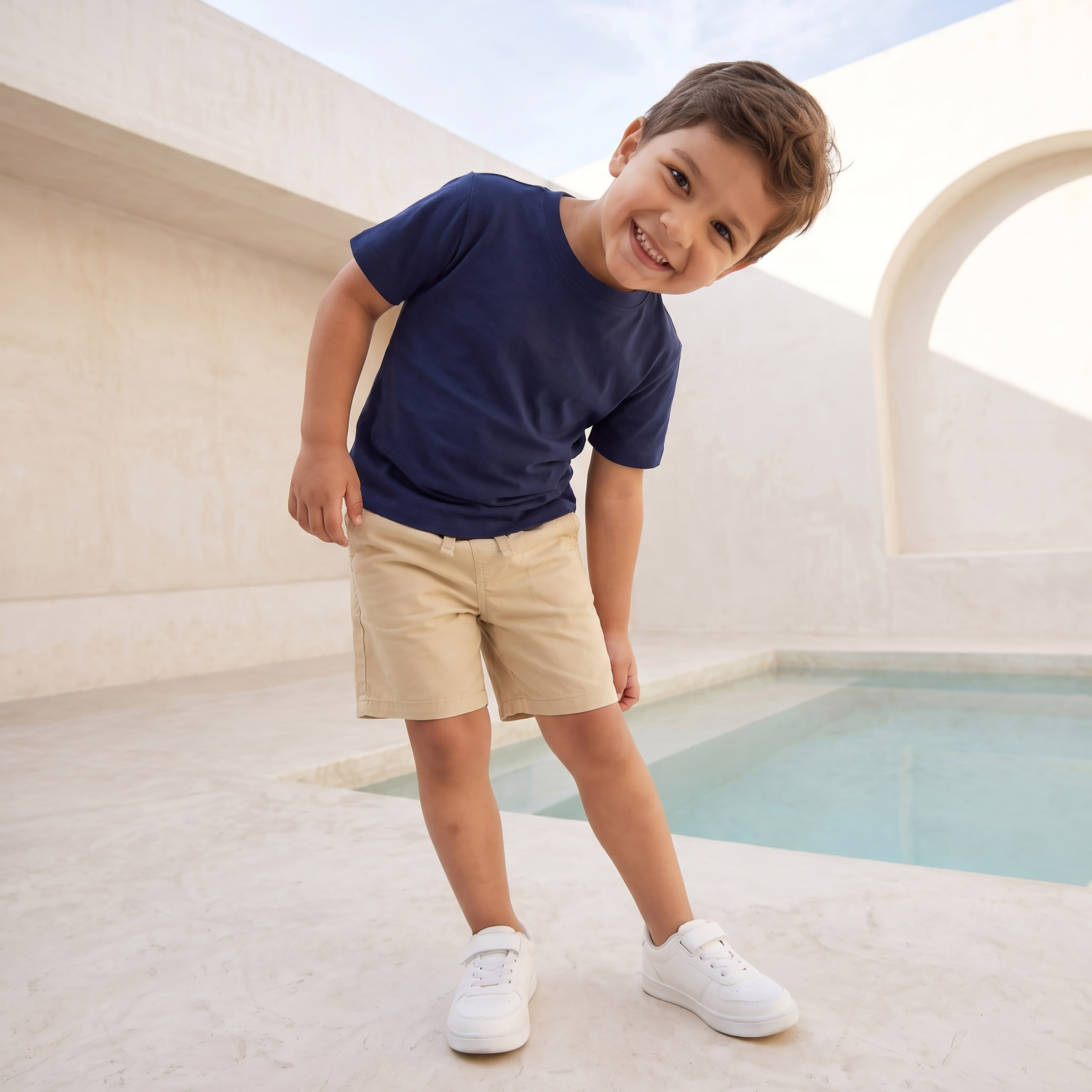 Pack of 2 Juniors Drawstring Waist Shorts with Pockets-baby-boys-clothing-bottoms-shorts-image-2