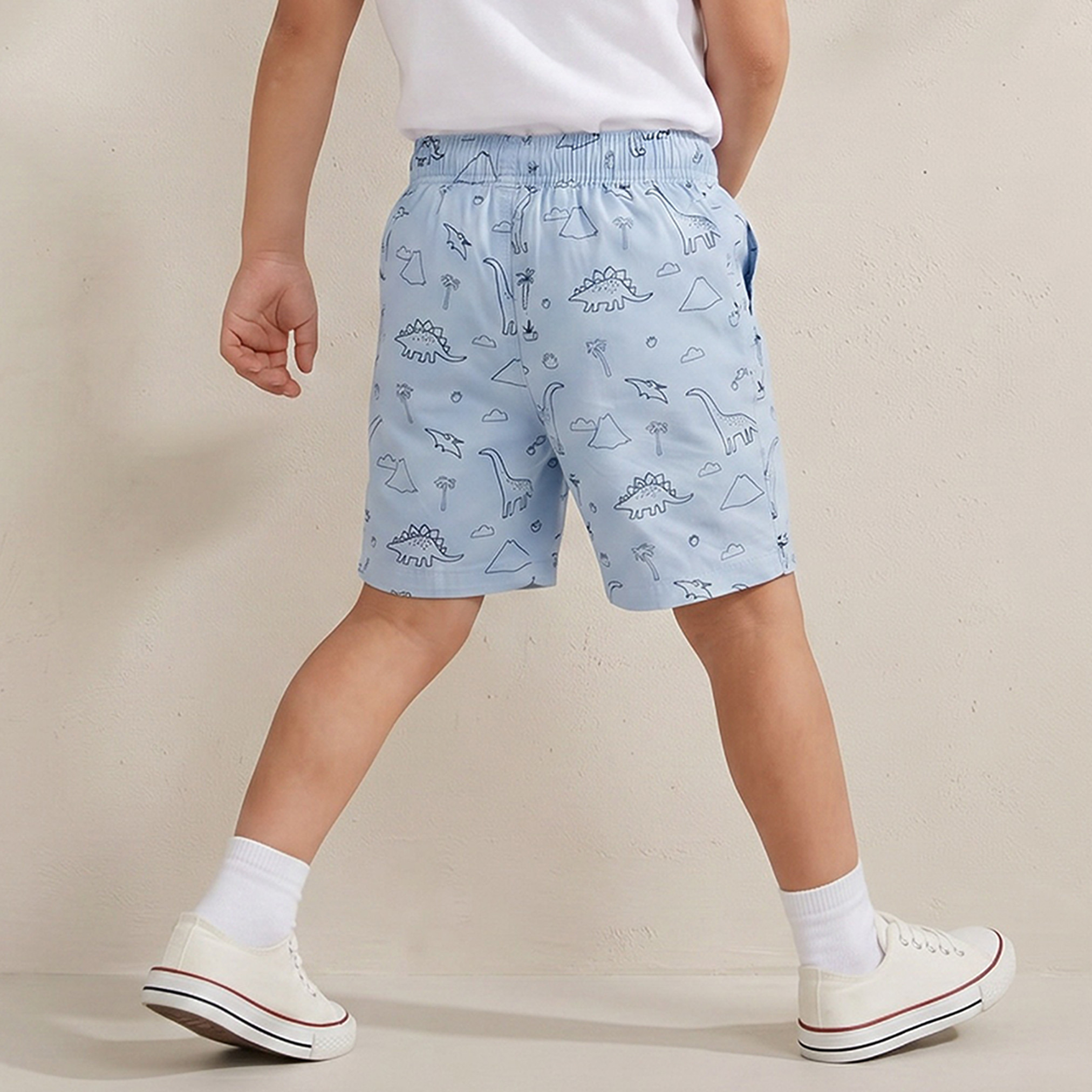Pack of 2 Juniors Drawstring Waist Shorts with Pockets-boys-clothing-bottoms-shorts-image-3