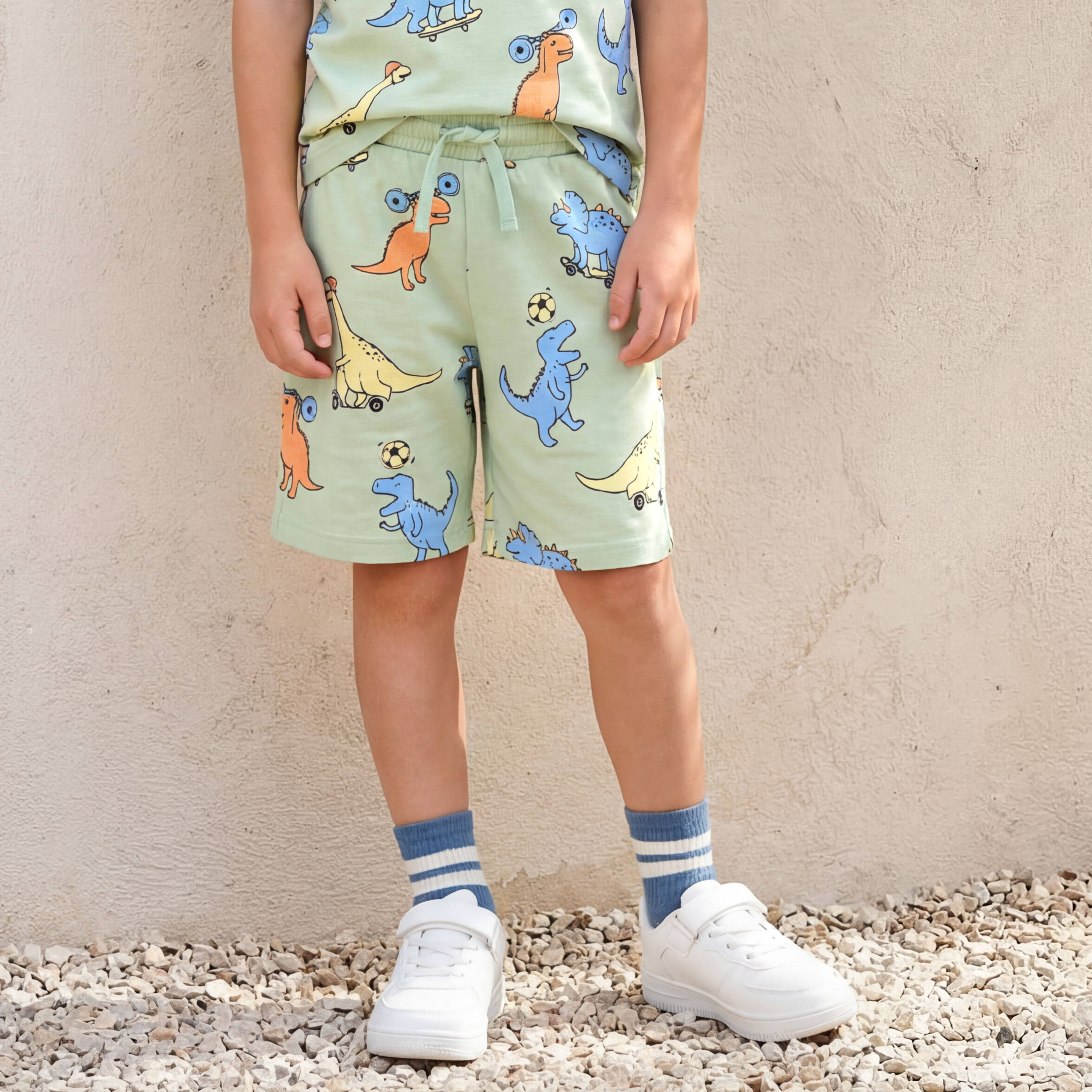 شورت بطول الركبة برباط خصر وجيوب من جونيورز-boys-clothing-bottoms-shorts-image-5
