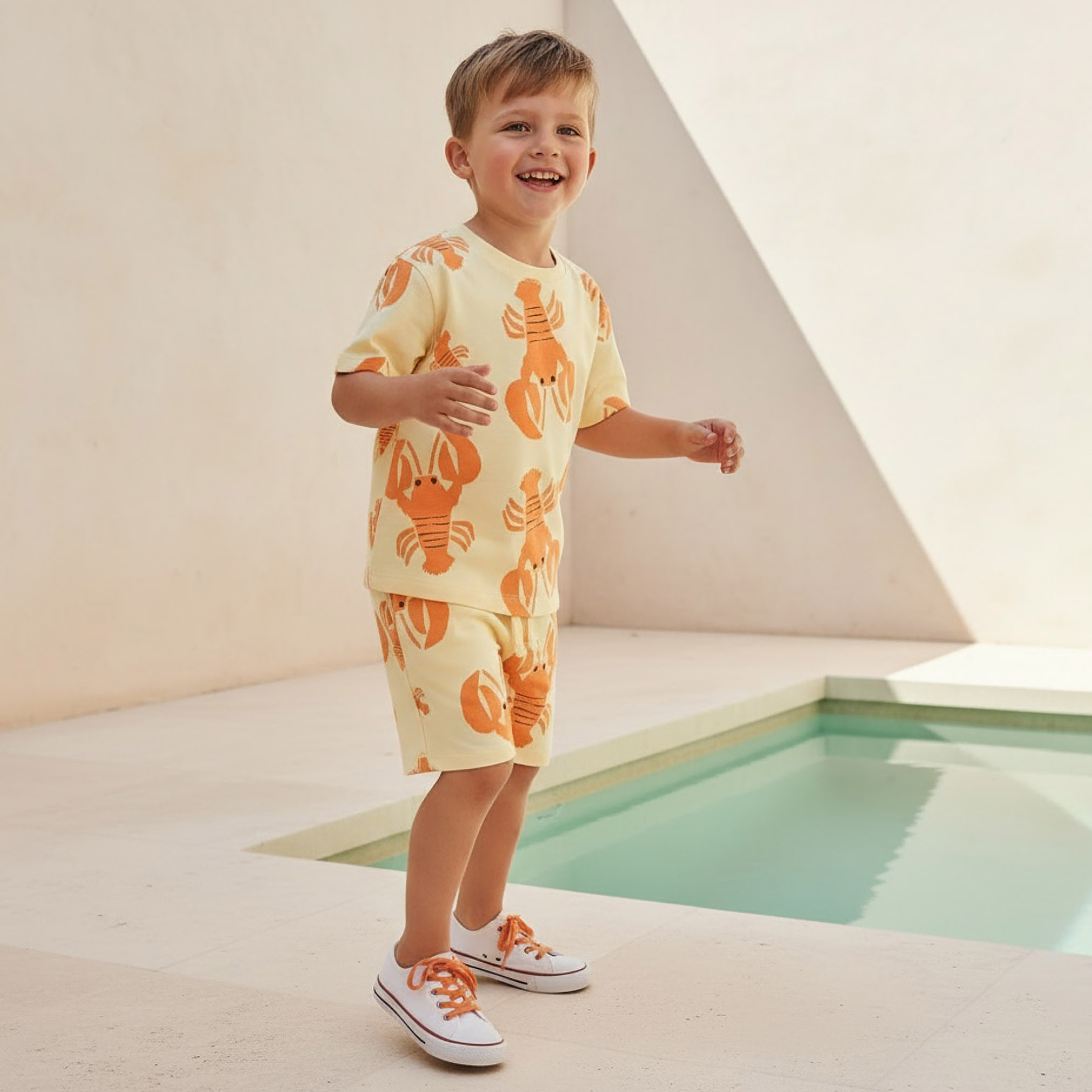 Juniors Knee-Length Elasticated Drawstring Waist Shorts with Pockets-boys-clothing-bottoms-shorts-image-5