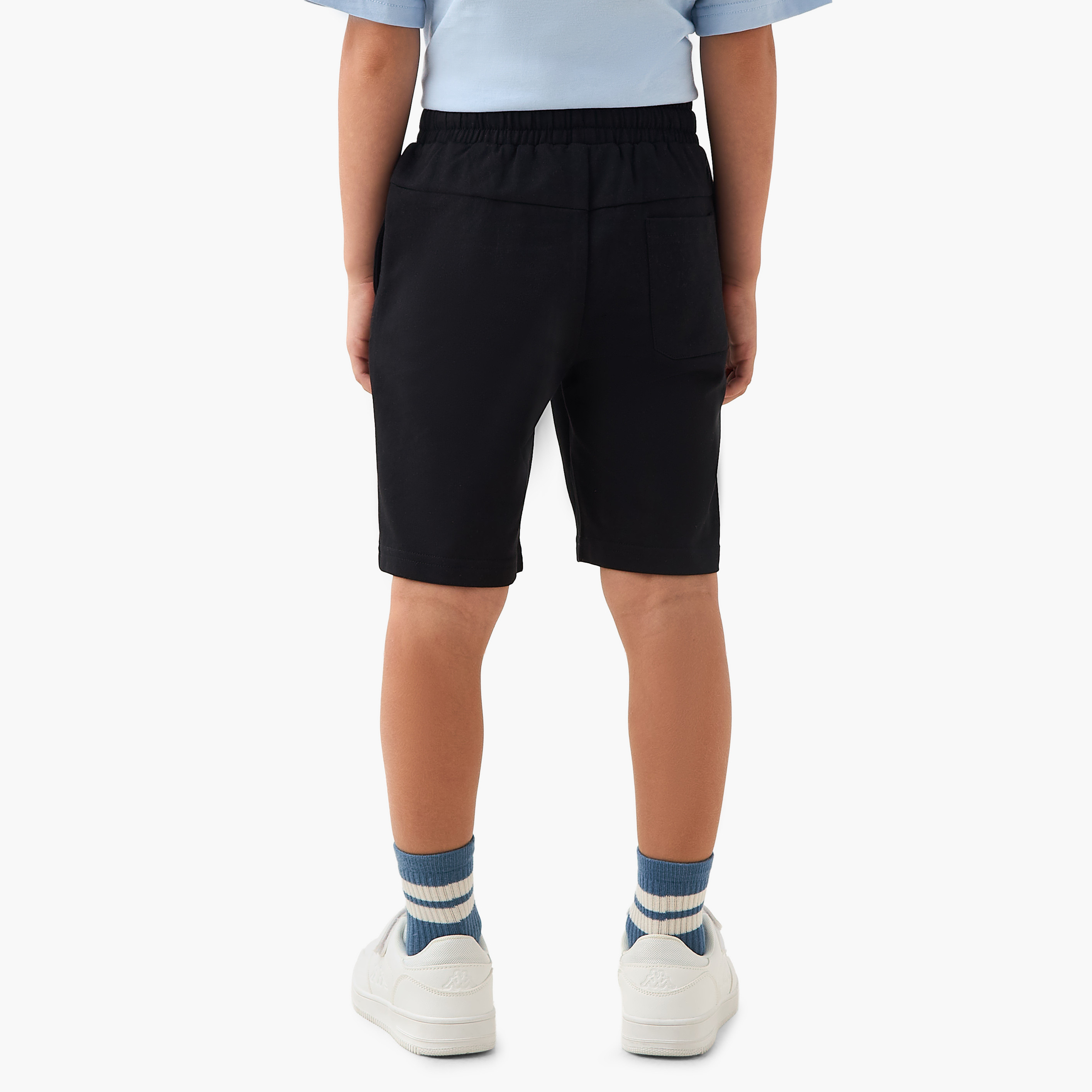 Juniors Drawstring Waist Shorts with Pockets-boys-clothing-bottoms-shorts-image-3
