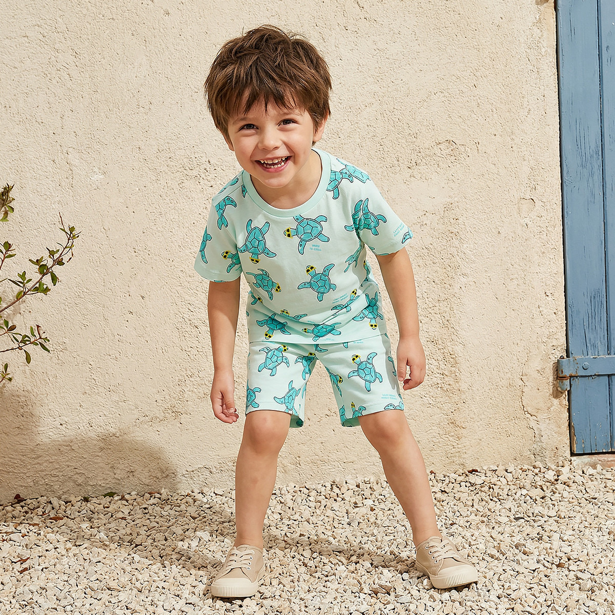 شورت طول الركبة برباط خصر مع جيوب من جونيورز-boys-clothing-bottoms-shorts-image-1