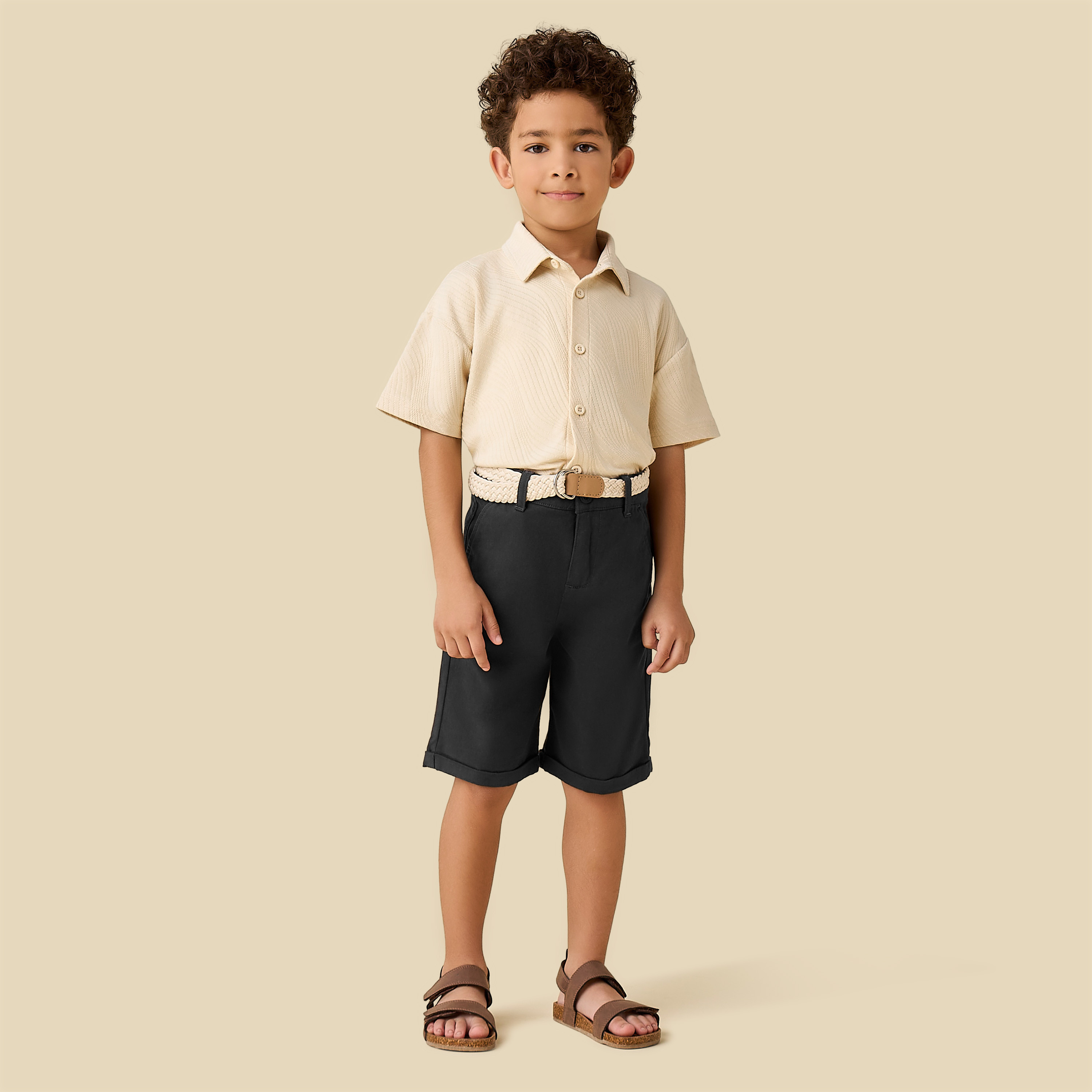 شورت بحزام وخصر بأزرار من جونيورز-boys-clothing-bottoms-shorts-image-4