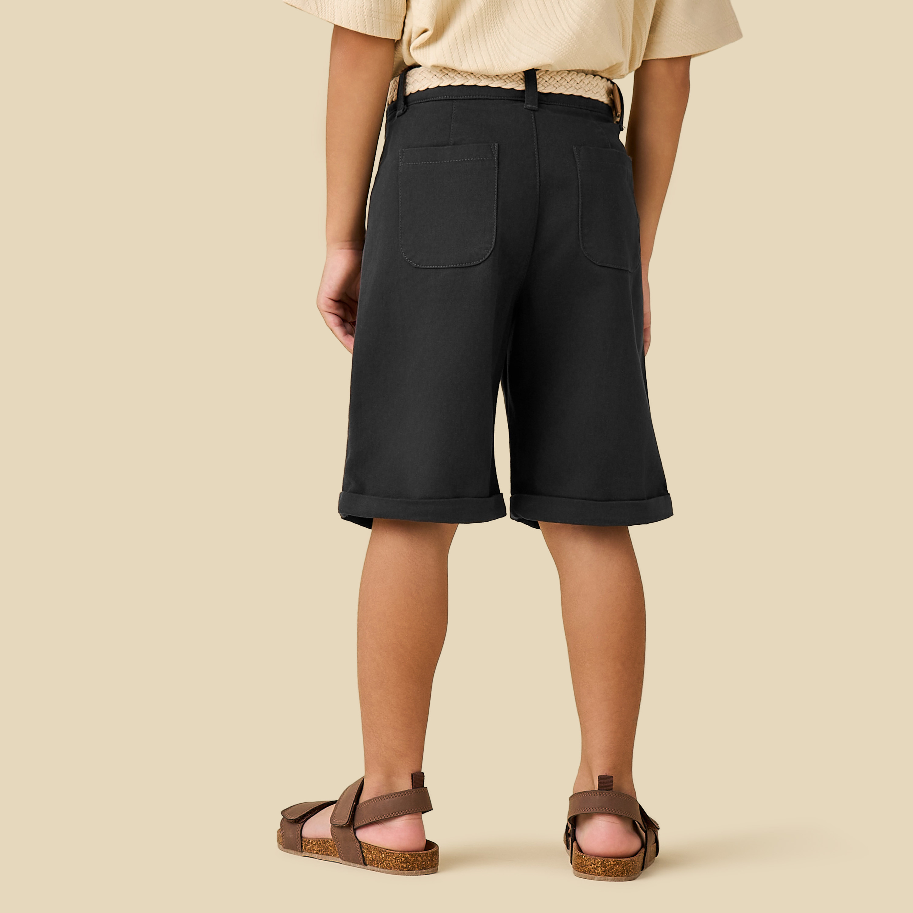 شورت بحزام وخصر بأزرار من جونيورز-boys-clothing-bottoms-shorts-image-3