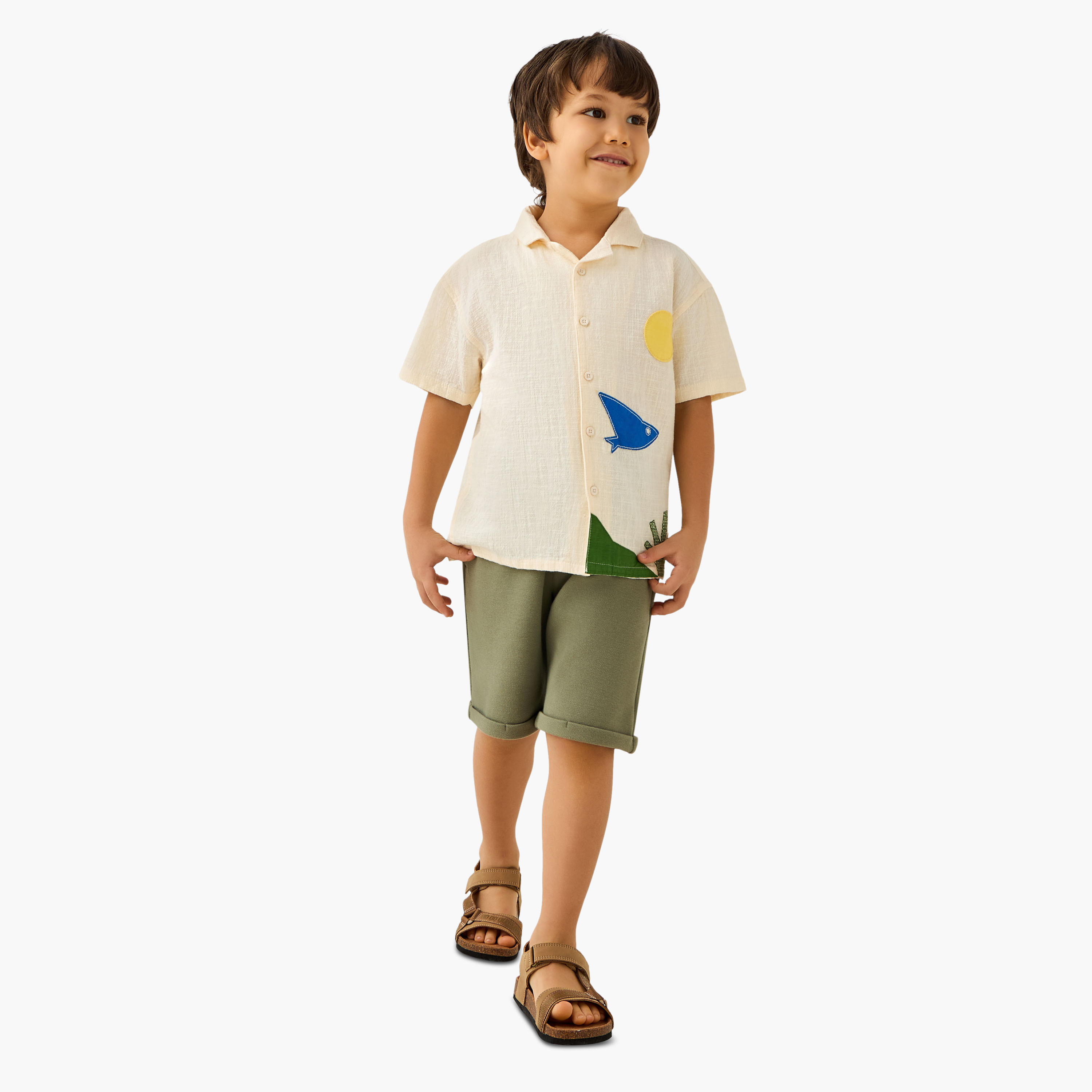 شورت بخصر مطاطي وجيوب من جونيورز-boys-clothing-bottoms-shorts-image-4