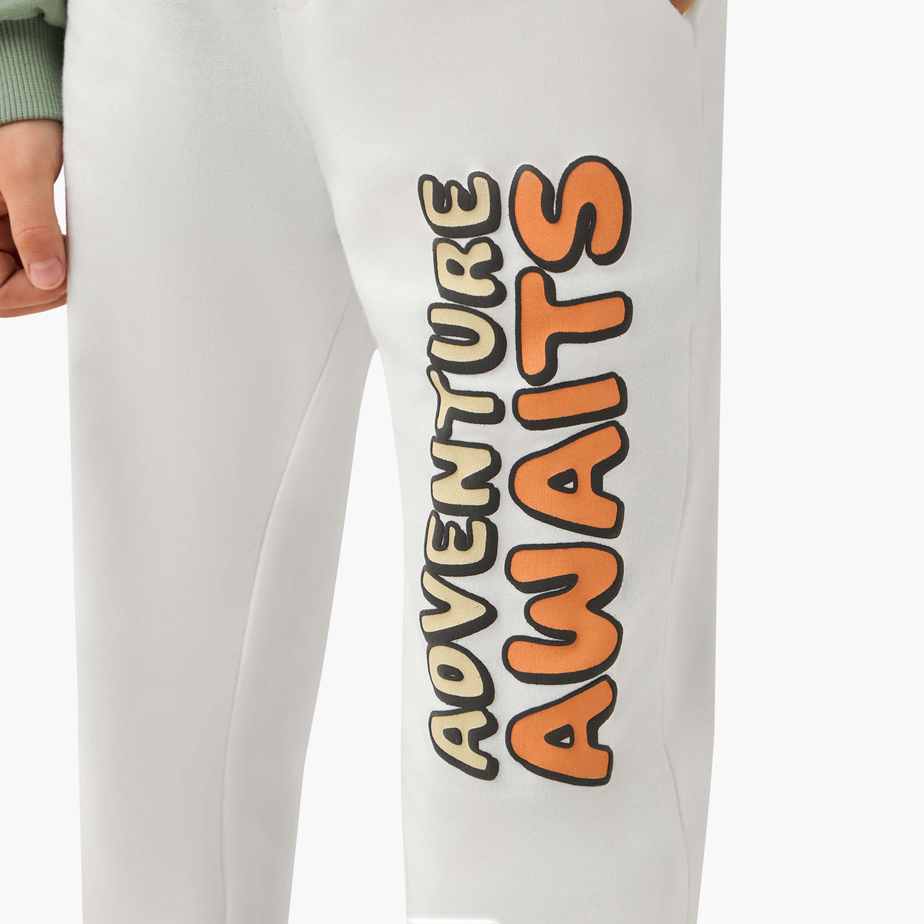 Juniors Joggers with Slogan Print-boys-clothing-bottoms-joggersandtrackpants-image-4