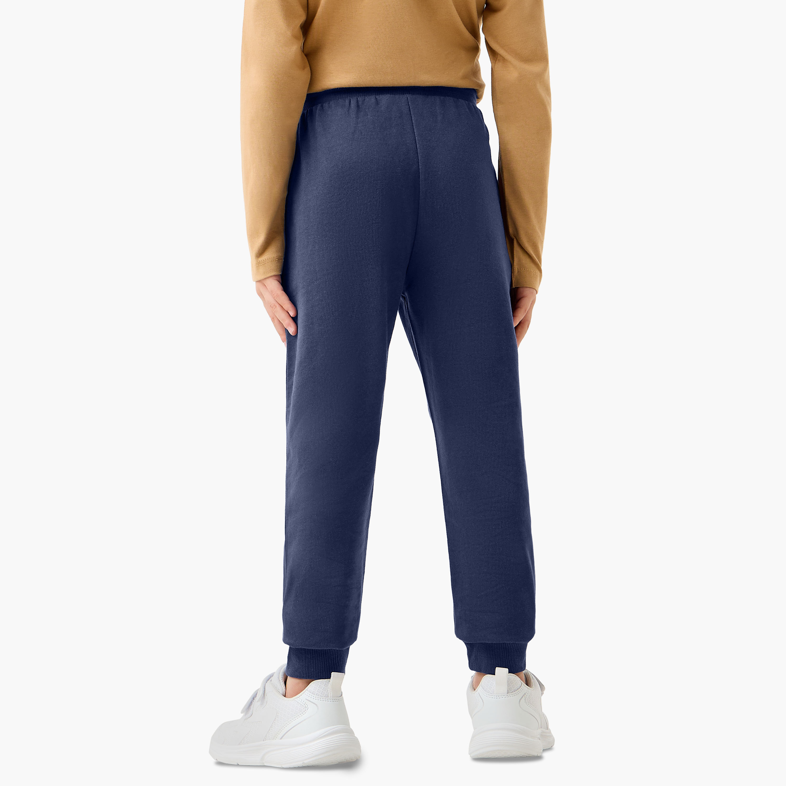 Juniors Boys Joggers with Pockets - Cotton - Drawstring Waist-boys-clothing-bottoms-joggersandtrackpants-image-3