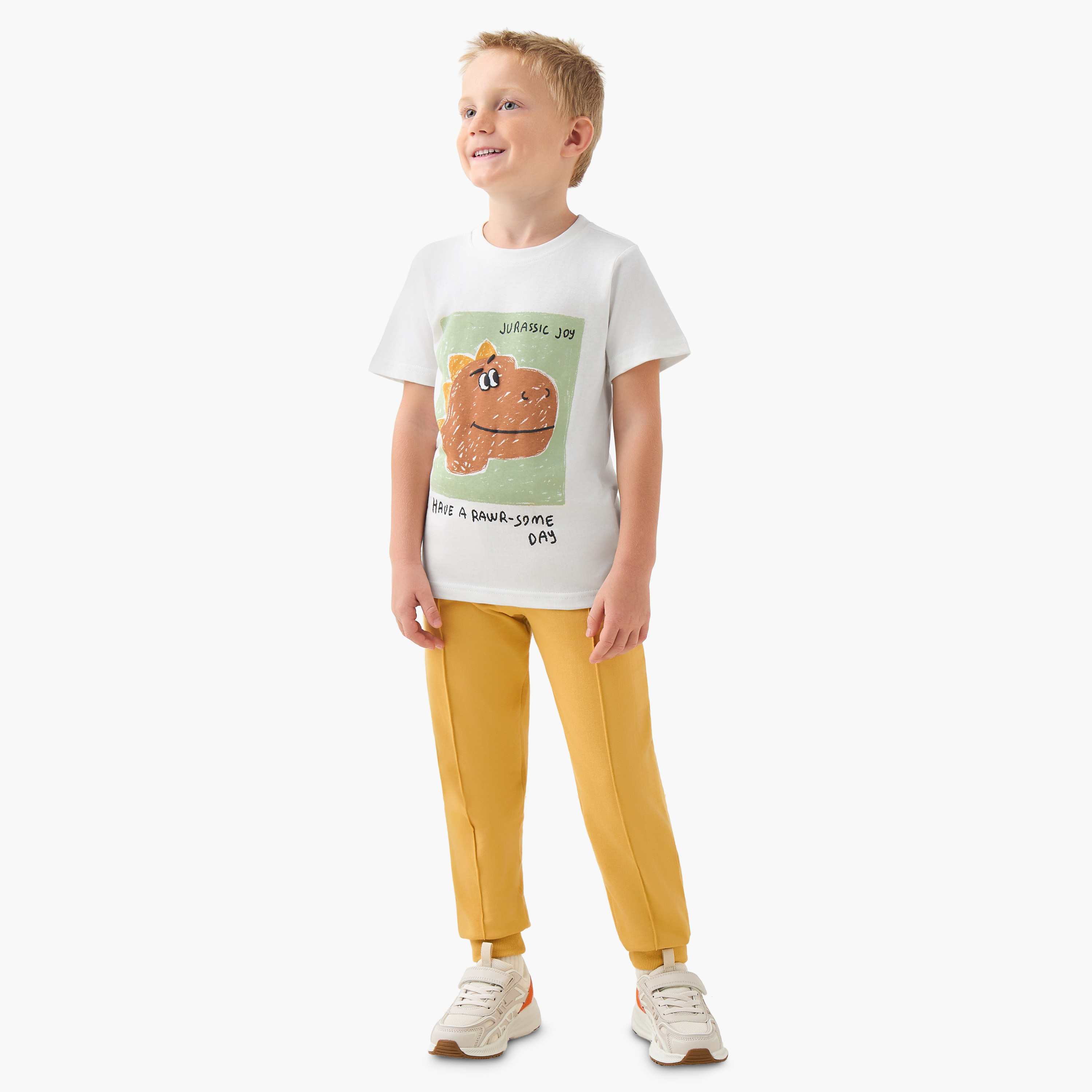 Juniors Boys Joggers with Pockets - Cotton - Drawstring Waist-boys-clothing-bottoms-joggersandtrackpants-image-2