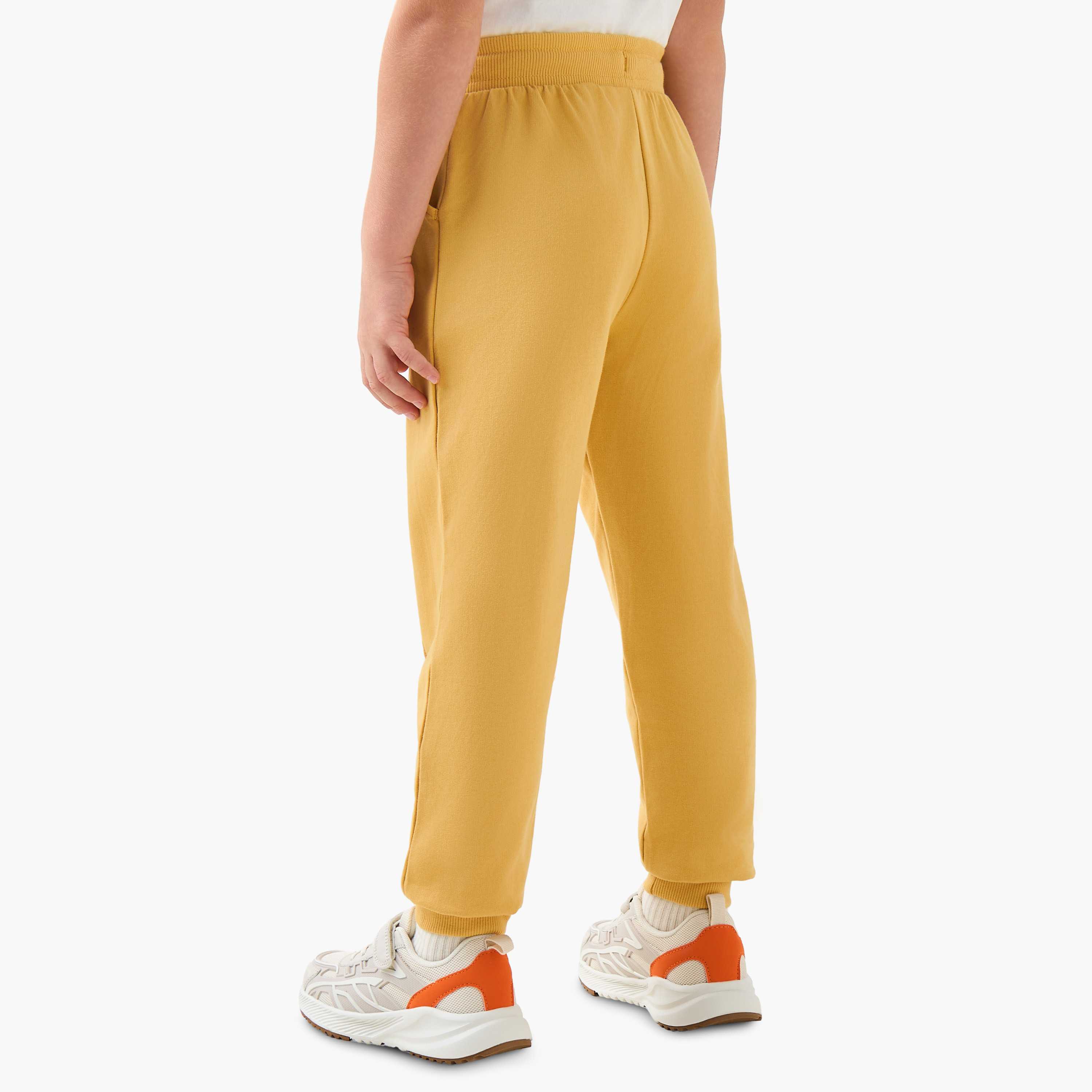 Juniors Boys Joggers with Pockets - Cotton - Drawstring Waist-boys-clothing-bottoms-joggersandtrackpants-image-3