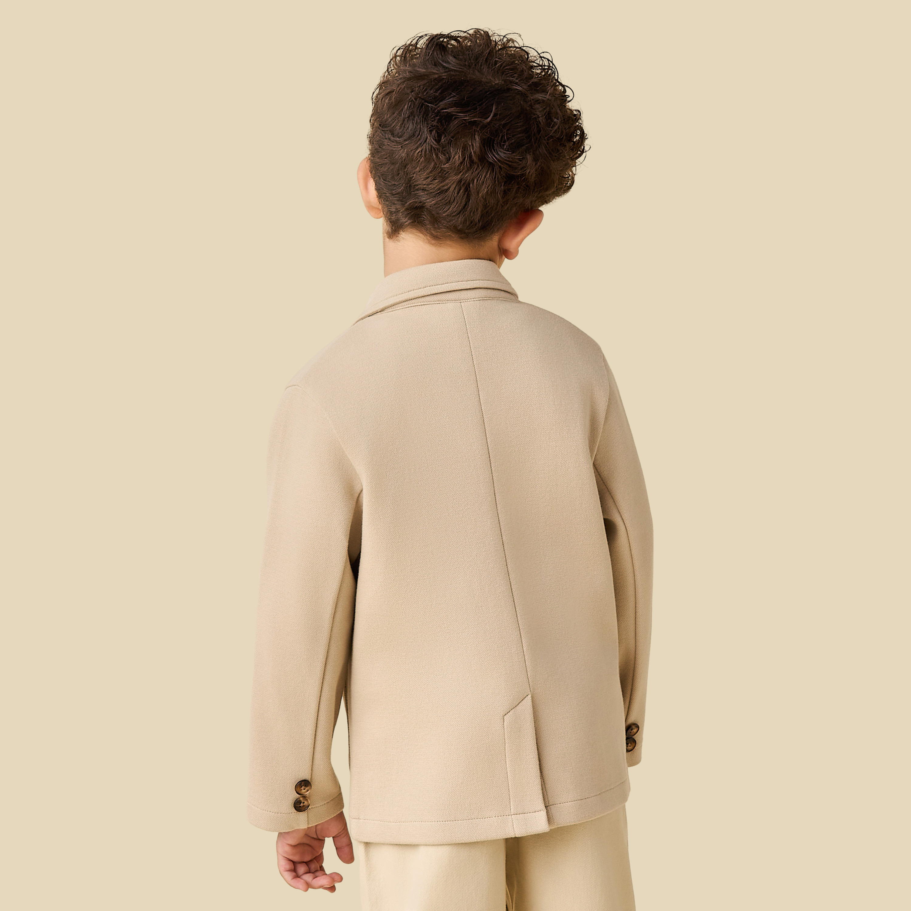 Juniors Notch Lapel Blazer with Long Sleeves-boys-clothing-jacketsandcoats-image-3