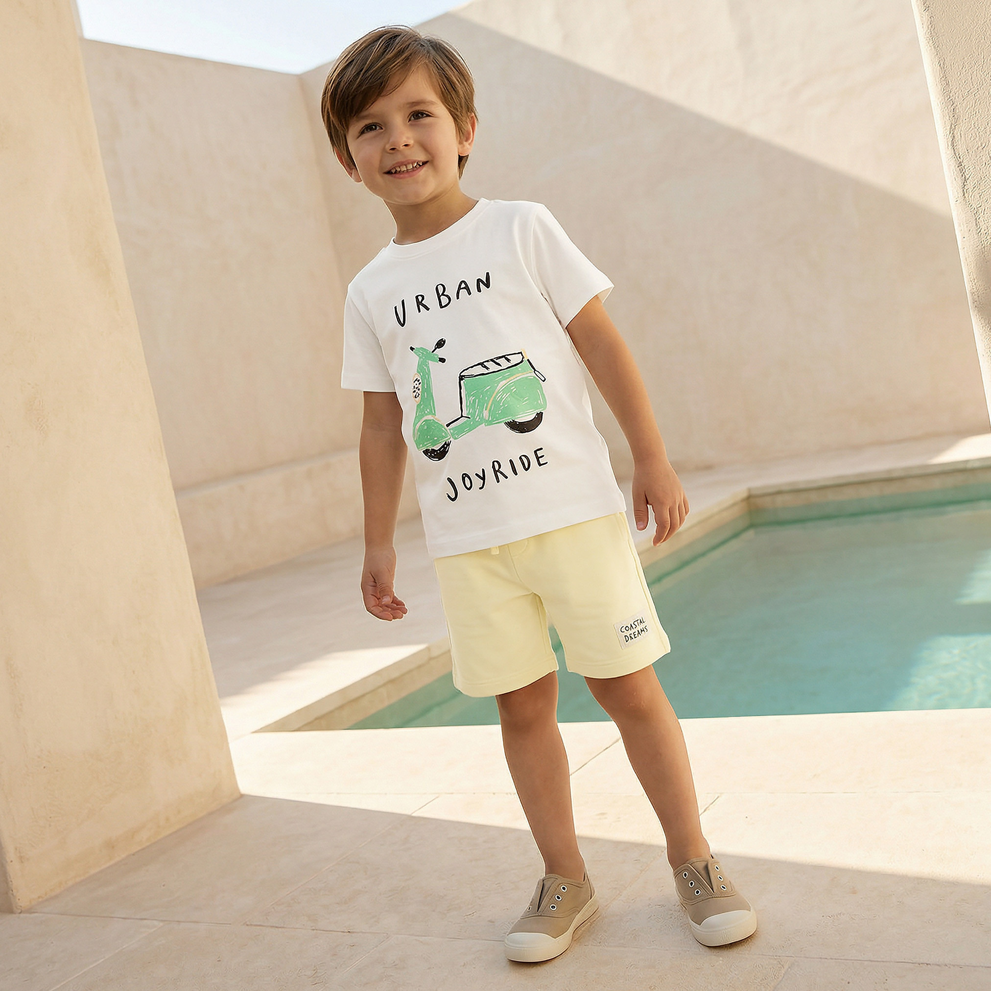 طقم من 3 - طقم تيشيرت بياقة ضيقة وأكمام قصيرة وطبعات متنوعة من جونيورز-boys-clothing-setsandcoords-image-2