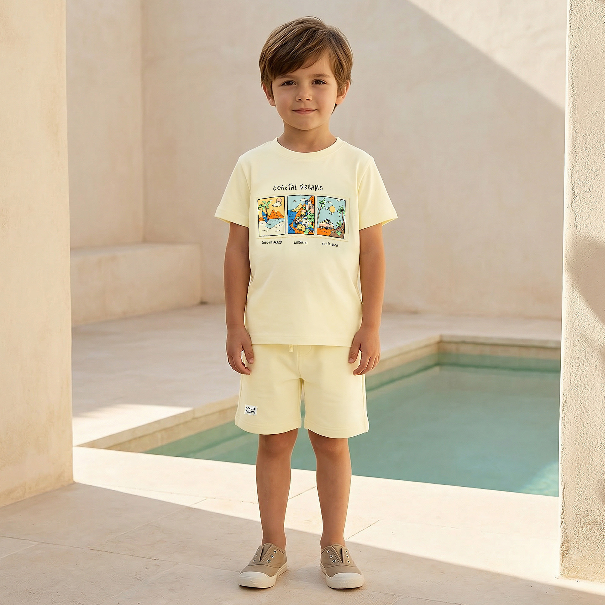 طقم من 3 - طقم تيشيرت بياقة ضيقة وأكمام قصيرة وطبعات متنوعة من جونيورز-boys-clothing-setsandcoords-image-3
