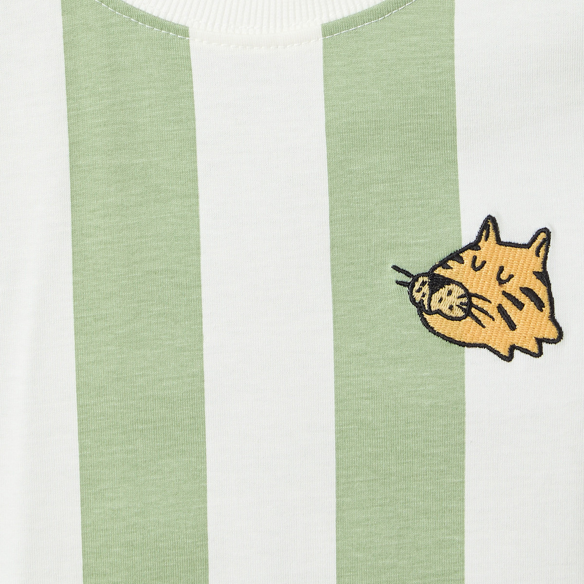 Juniors Crew Neck T-shirt and Shorts Set with Stripes-boys-clothing-setsandcoords-image-5