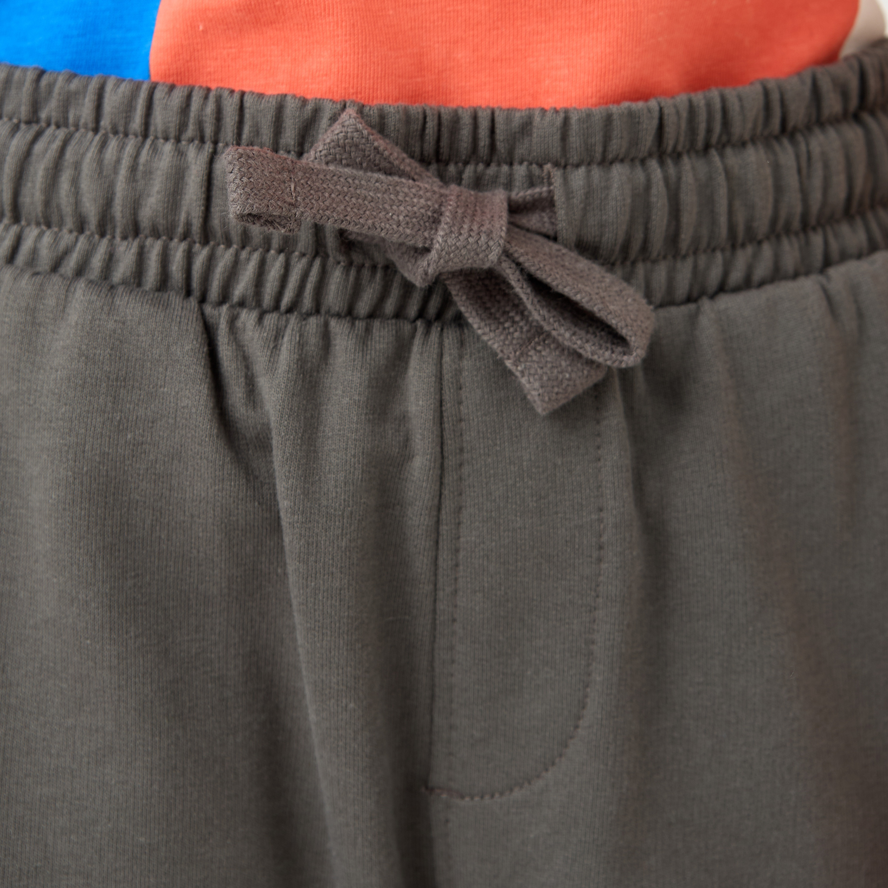 Juniors Crew Neck Short Sleeve T-shirt and Shorts Set with Drawstring Closure-baby-boys-clothing-setsandcoords-image-6