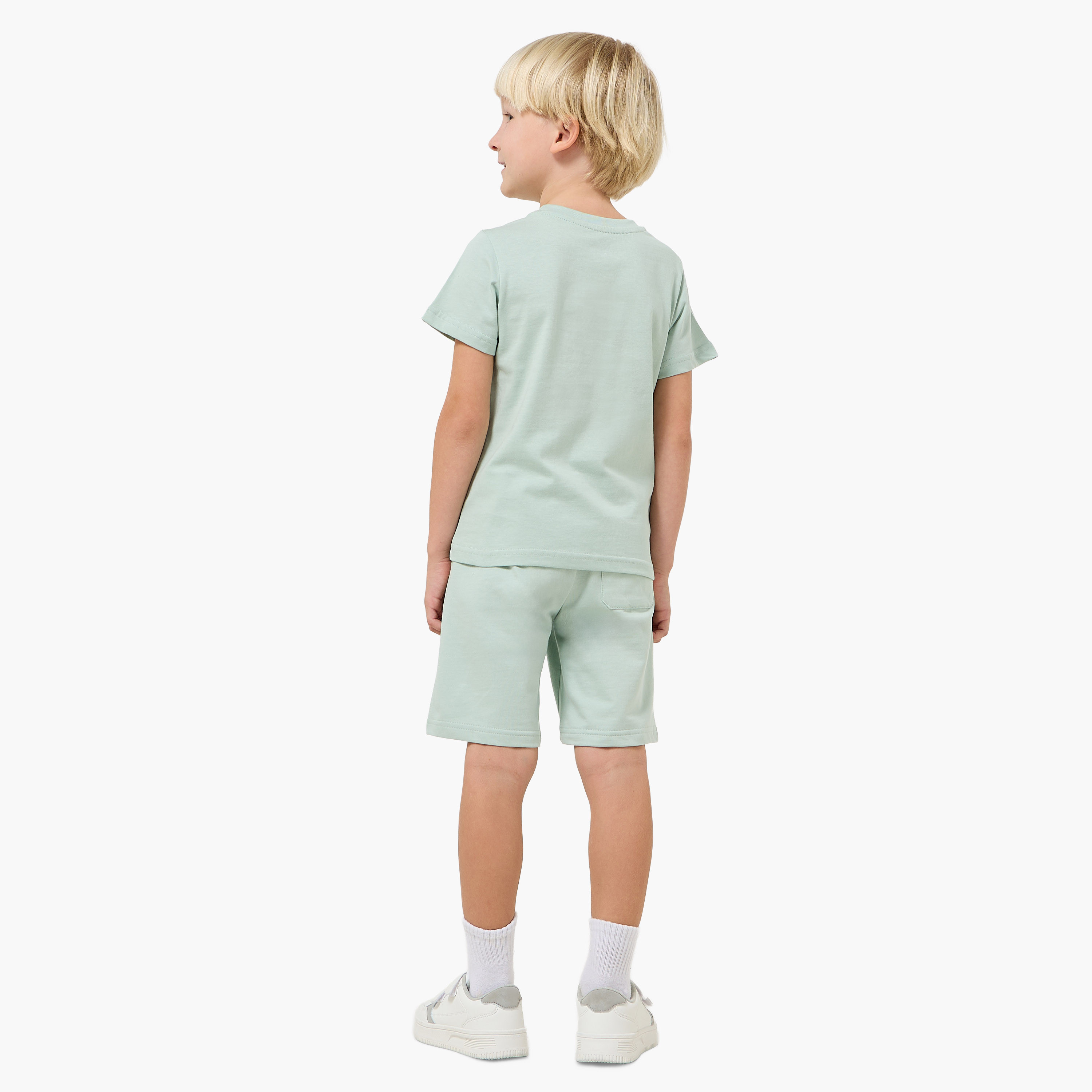 Set of 3 Juniors Crew Neck Short Sleeves T-shirt and Shorts Set with New York Print-boys-clothing-setsandcoords-image-5