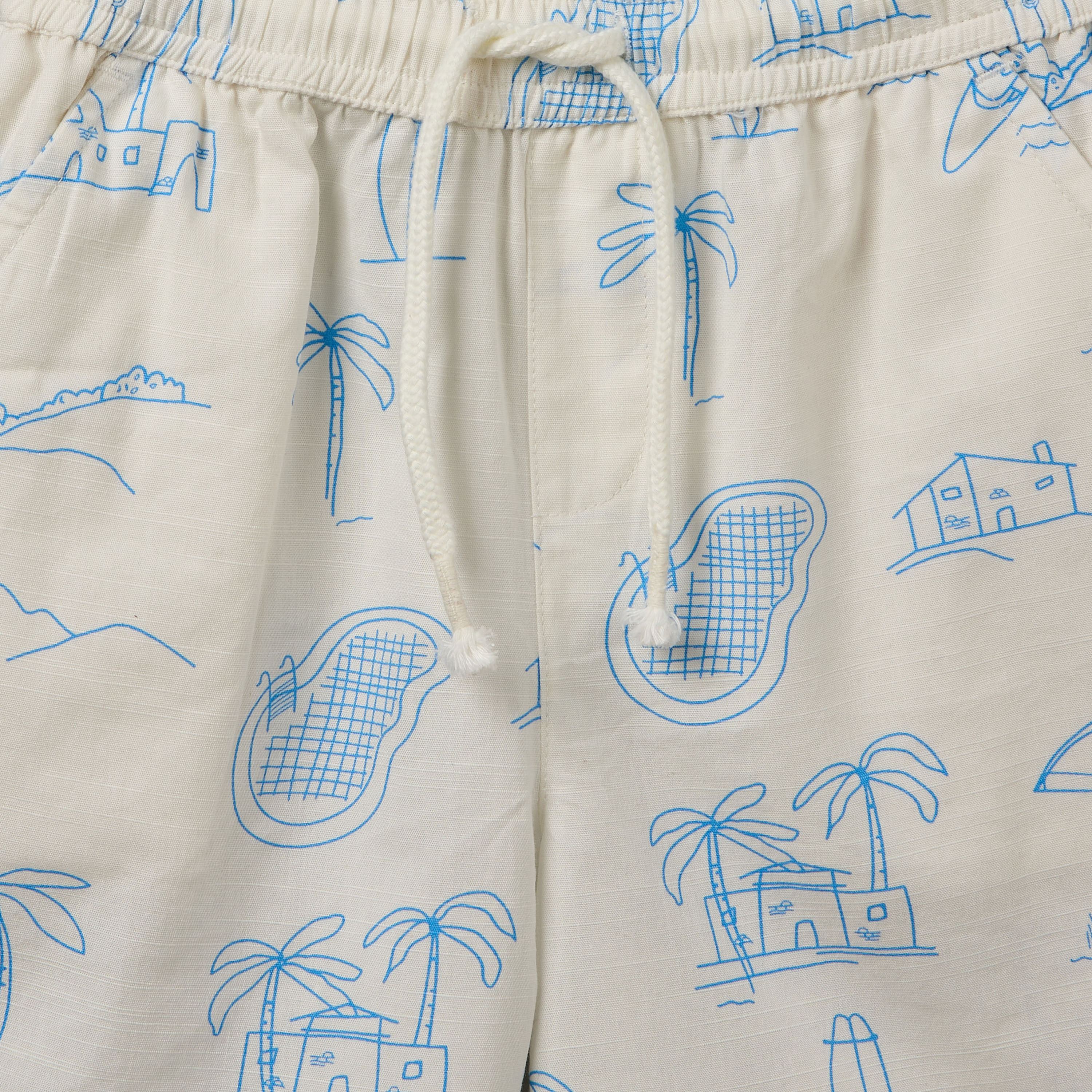 Juniors Collared Short Sleeves Shirt and Shorts Set with Print-baby-boys-clothing-setsandcoords-image-6