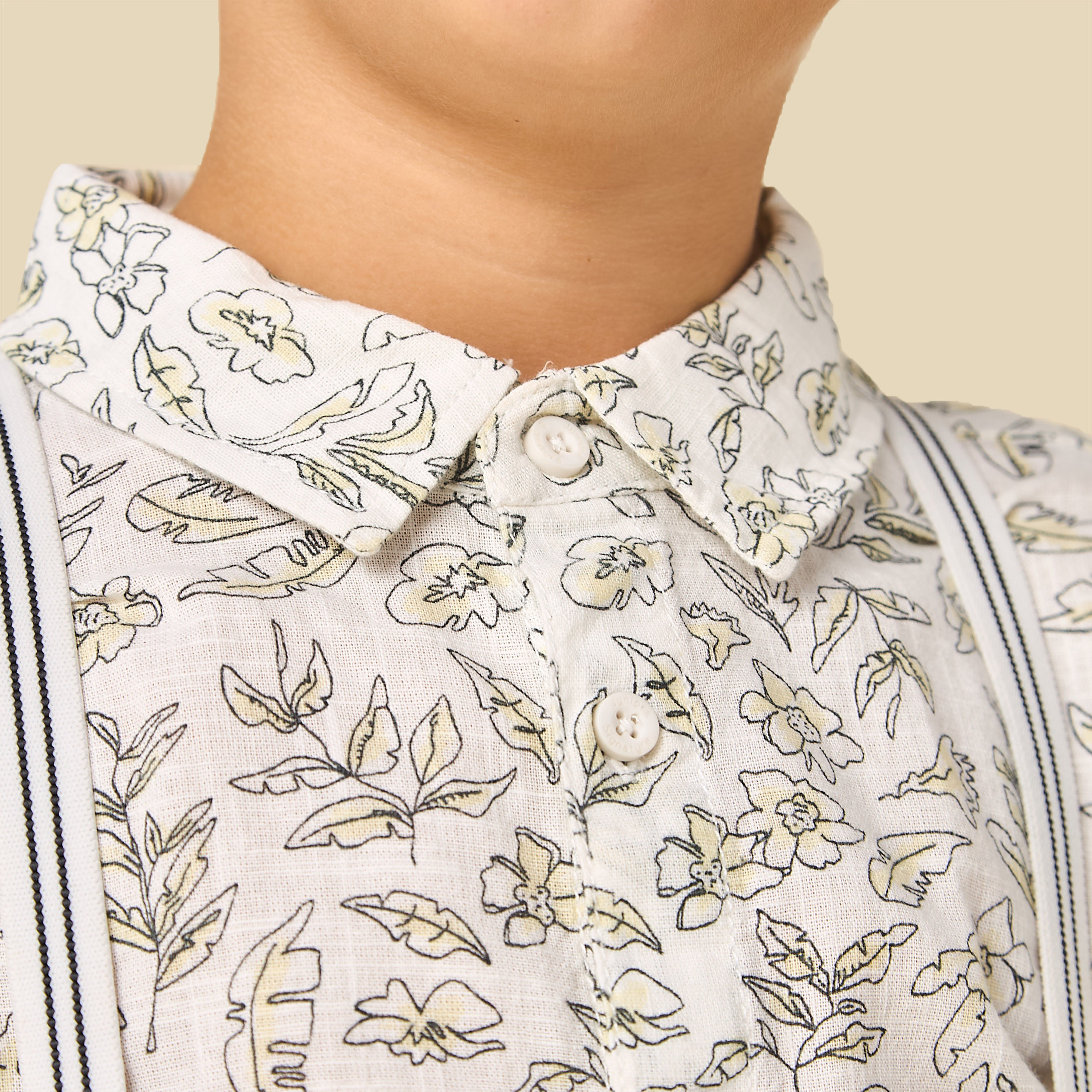 Juniors Collared Long Sleeves Shirt and Shorts Set with Suspender Detail-baby-boys-clothing-setsandcoords-image-8