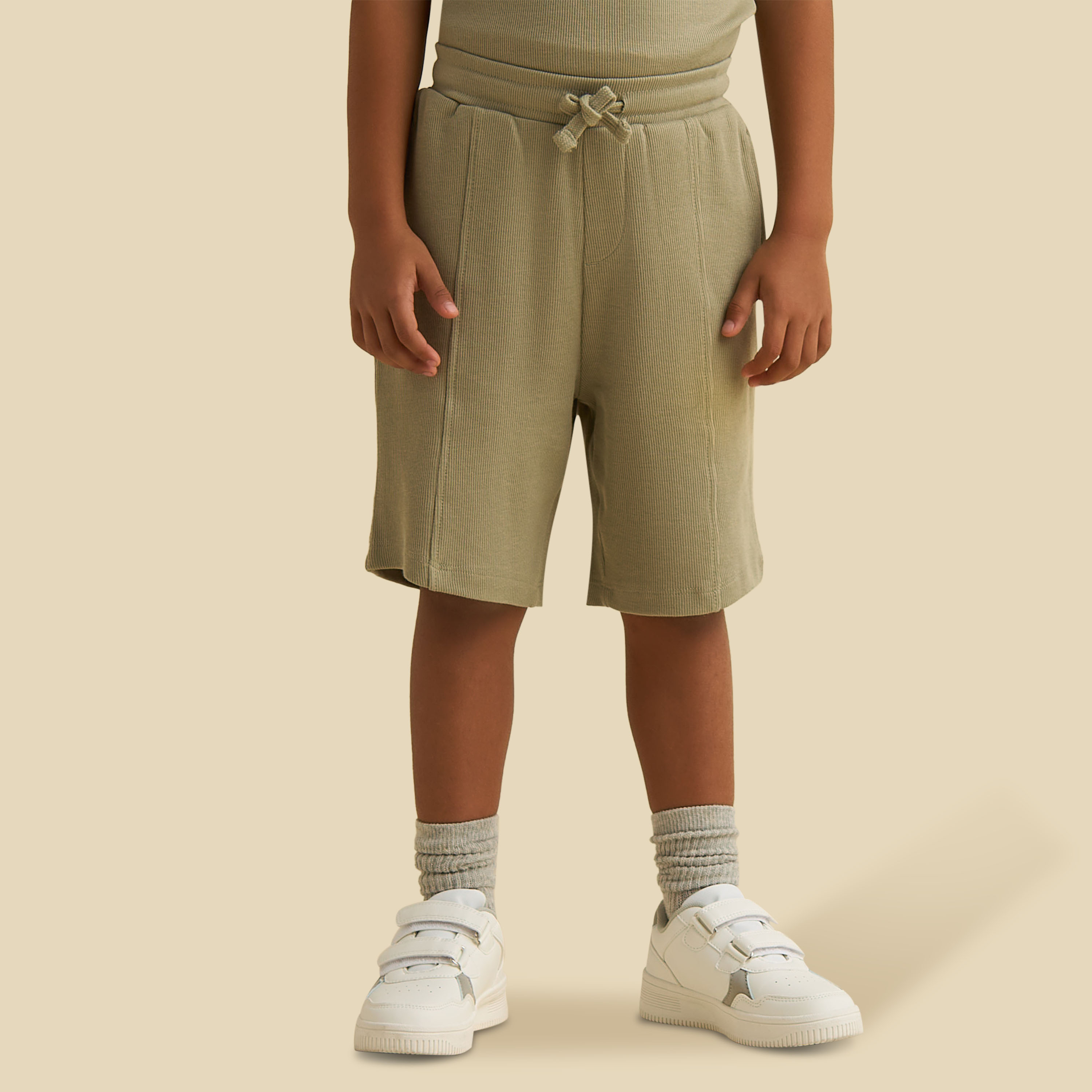 Juniors Polo Neck Short Sleeves T-shirt and Short Set with Tipping Detail-boys-clothing-setsandcoords-image-3