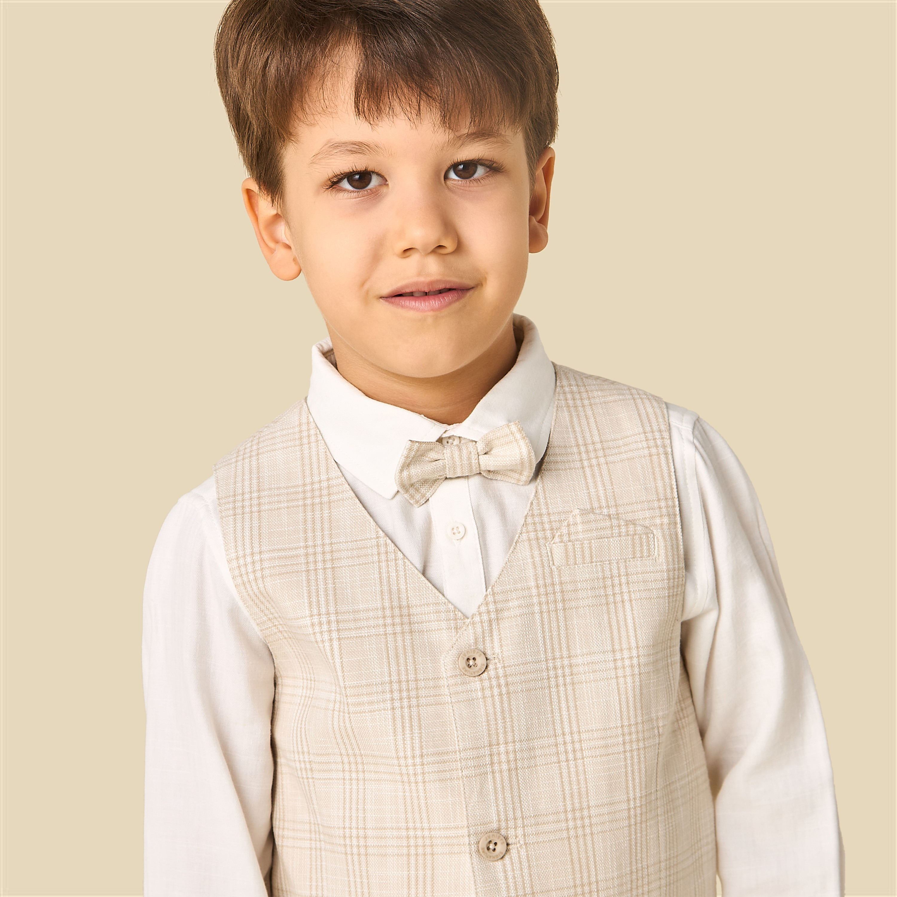 Set of 4 Juniors Clothing Gift Set with Checked Design-baby-boys-clothing-setsandcoords-image-7