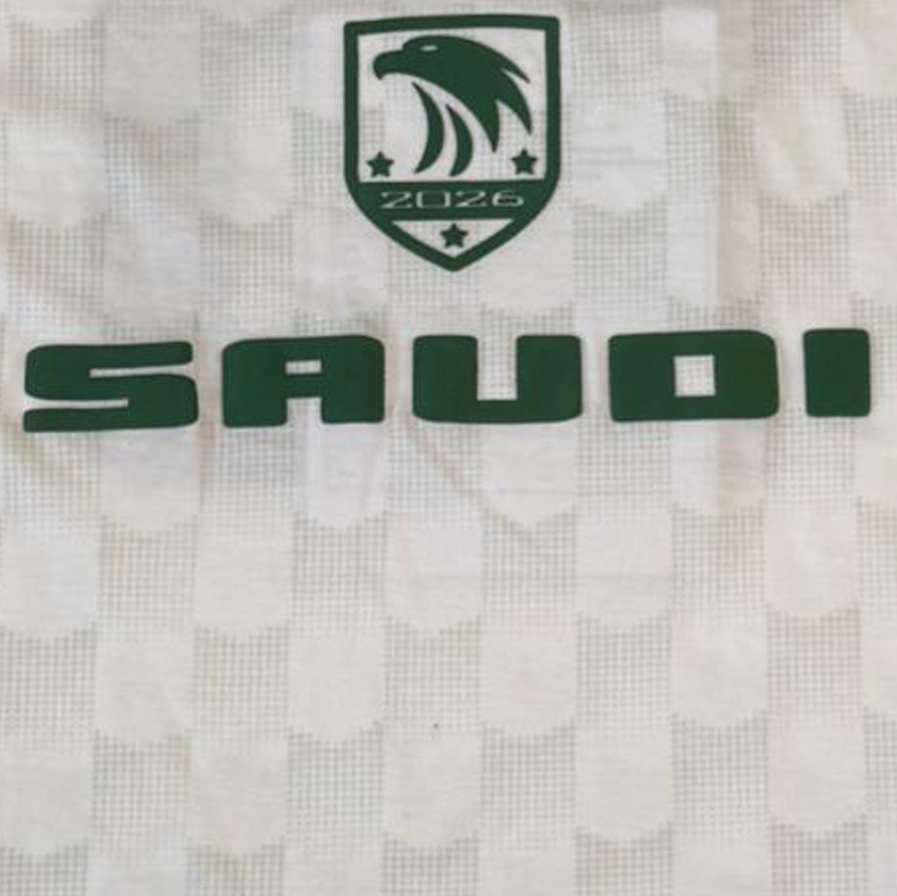 Juniors Crew Neck Short Sleeves T-shirt and Shorts Set with Saudi Arabia Print-boys-clothing-sportswear-sets-image-5