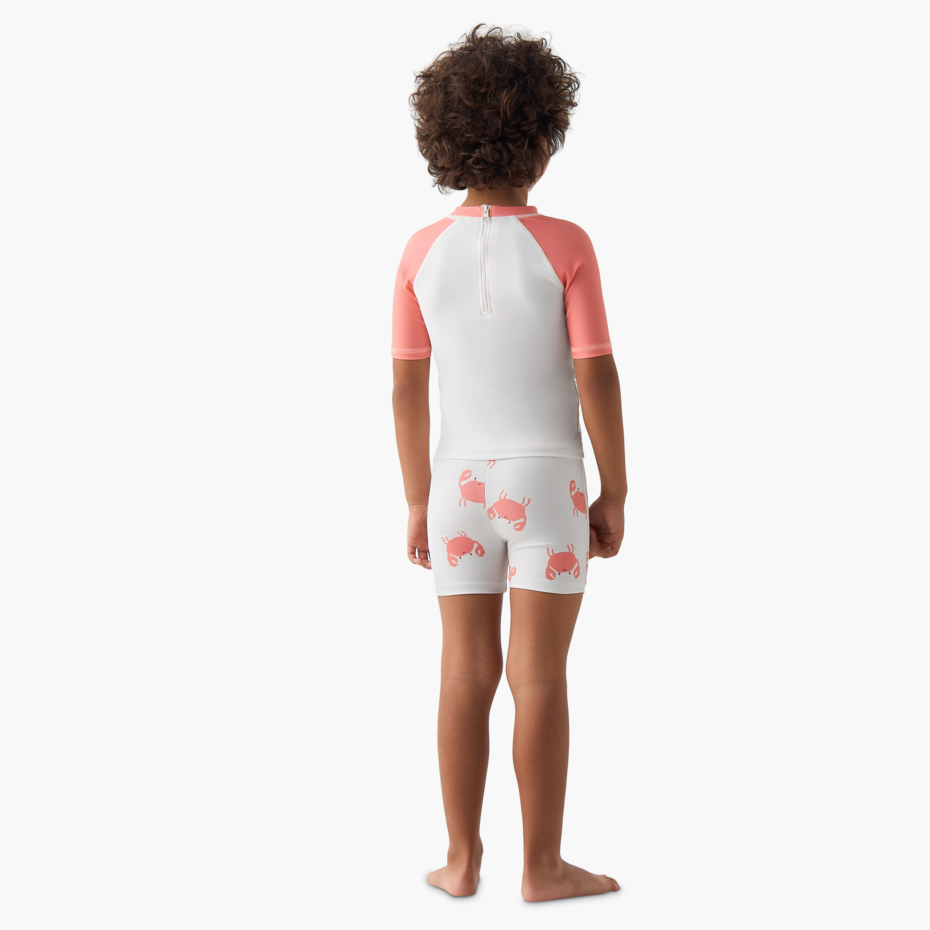Juniors Boys Crab Print Rash Guard Set-boys-clothing-swimwear-image-4