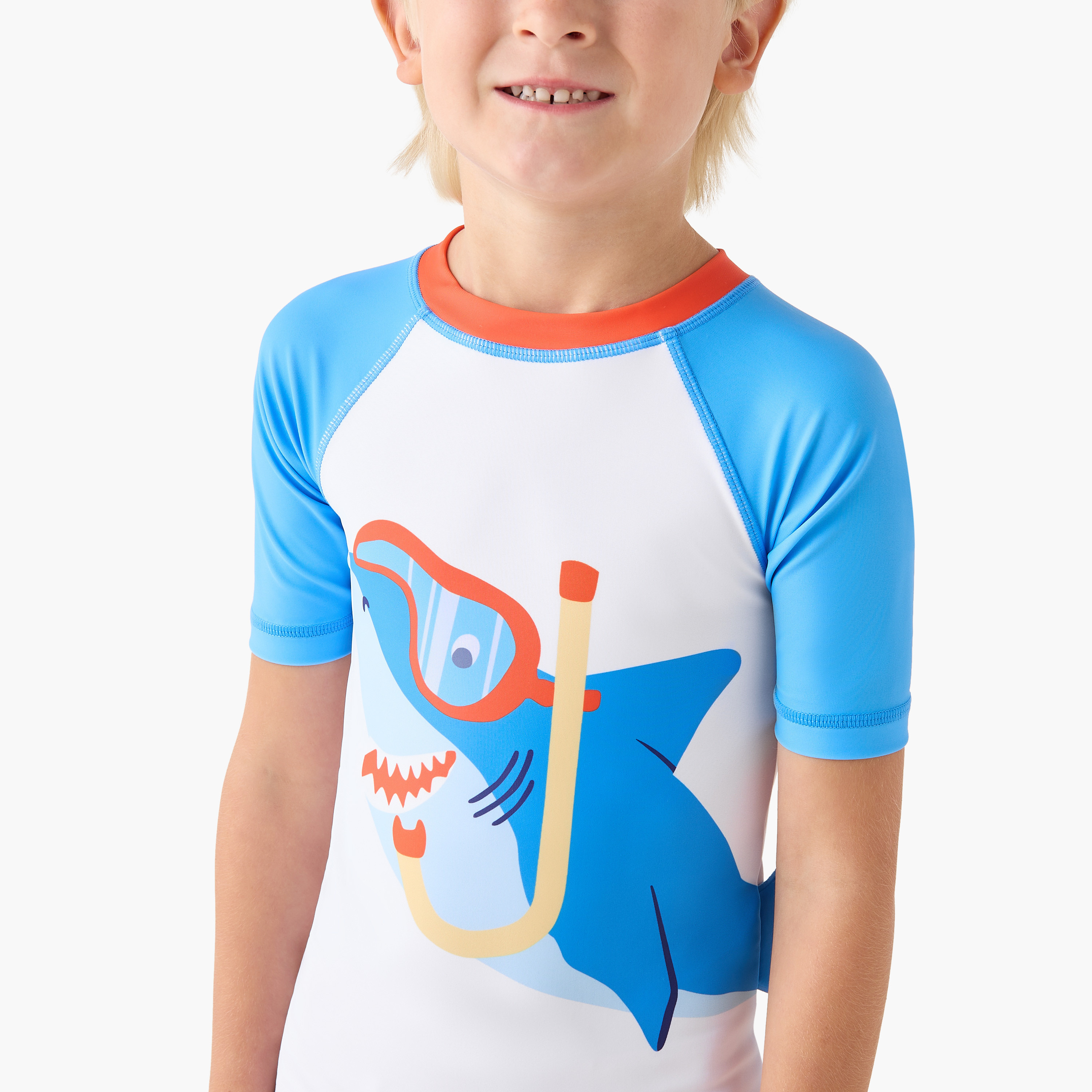 Juniors Boys Shark Print Swimwear-boys-clothing-swimwear-image-4