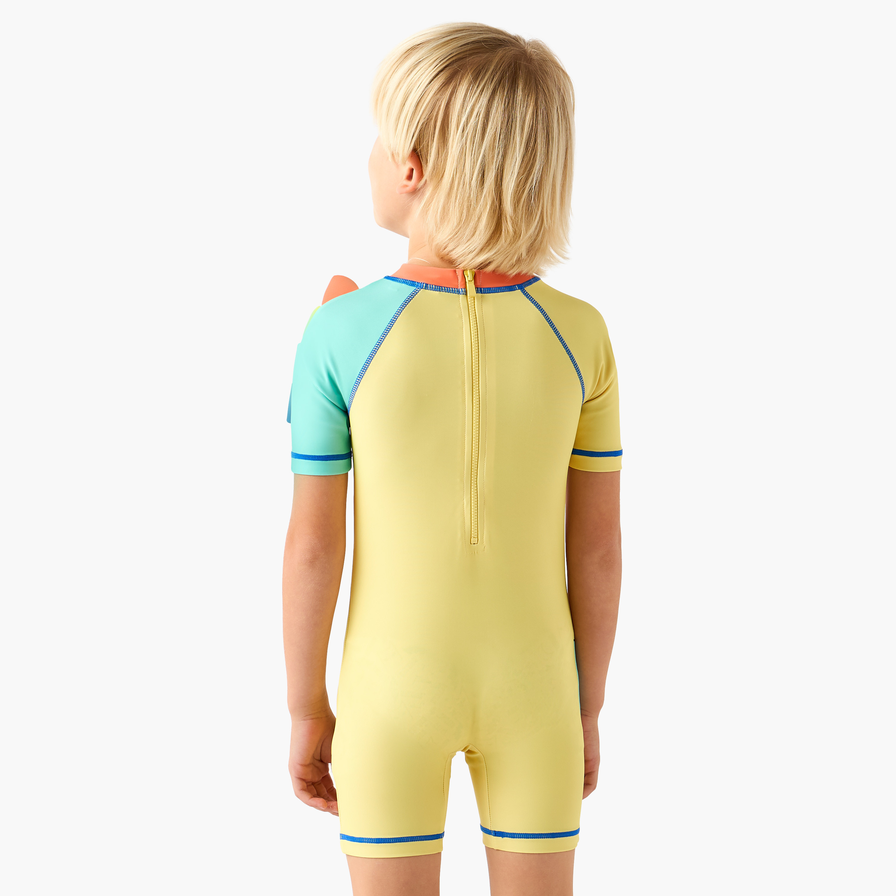 Juniors Boys Raglan Sleeve Swimsuit-boys-clothing-swimwear-image-3