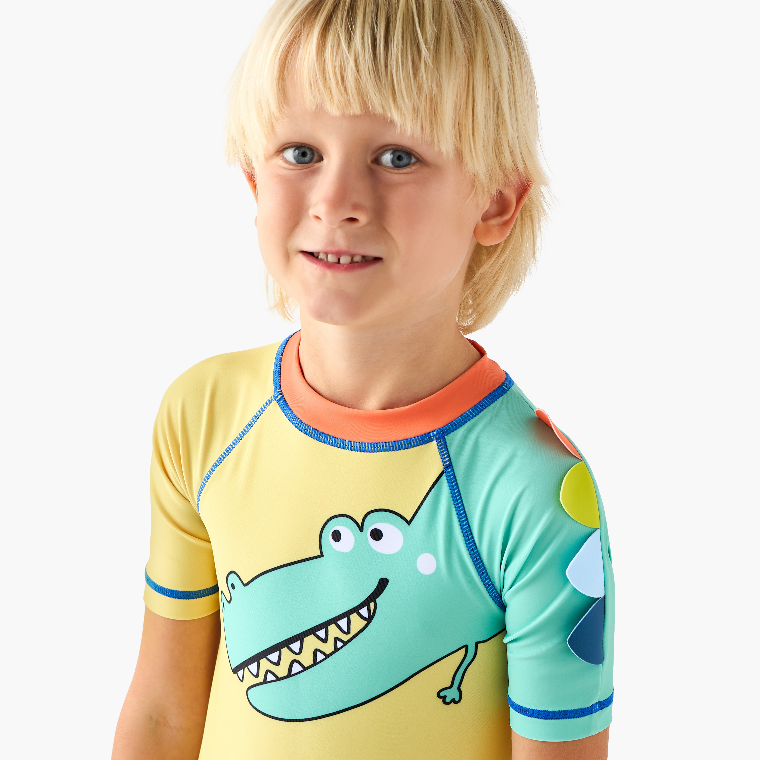 Juniors Boys Raglan Sleeve Swimsuit-boys-clothing-swimwear-image-4