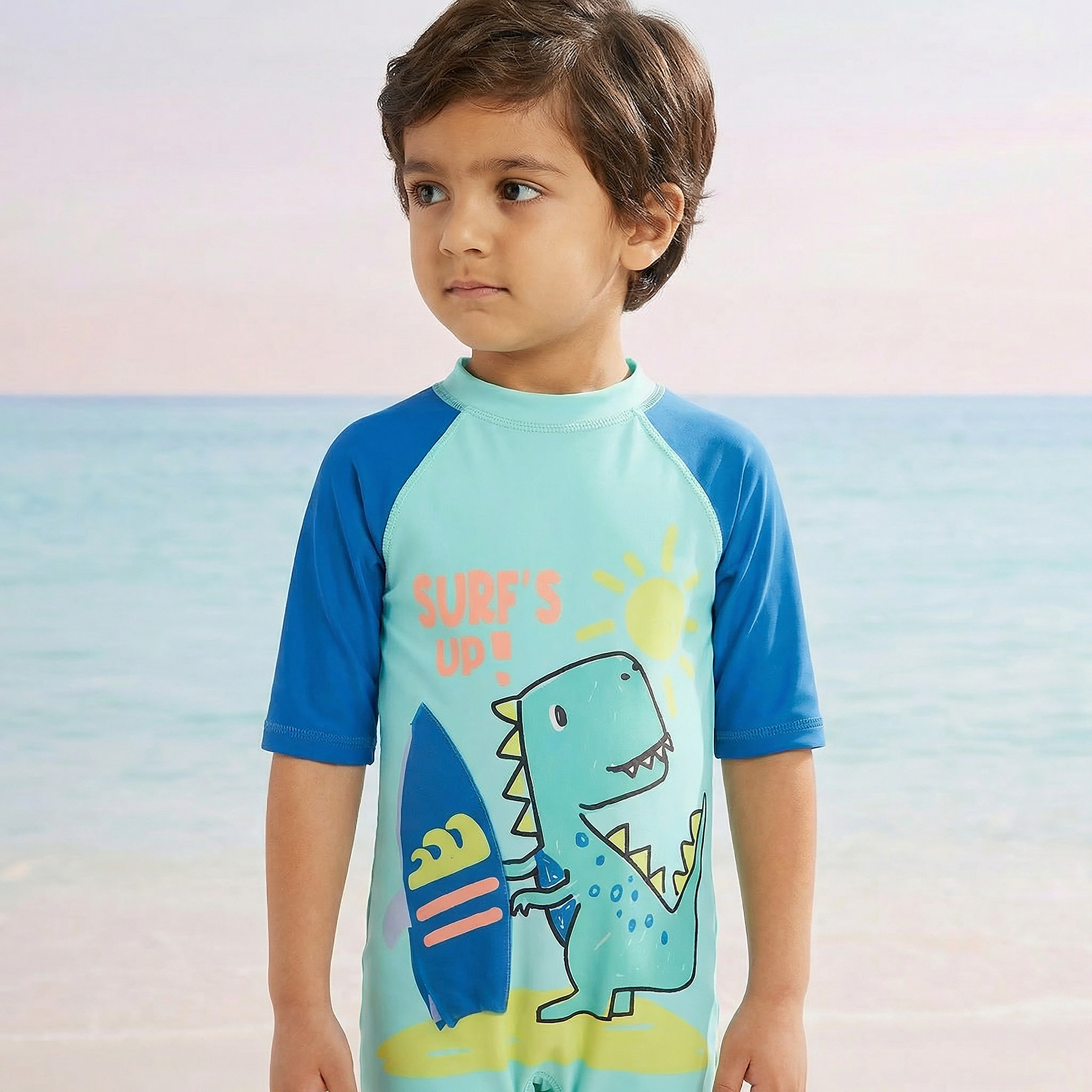 Juniors Boys Dinosaur Print Swimsuit-sports-boys-clothing-swimwear-image-10