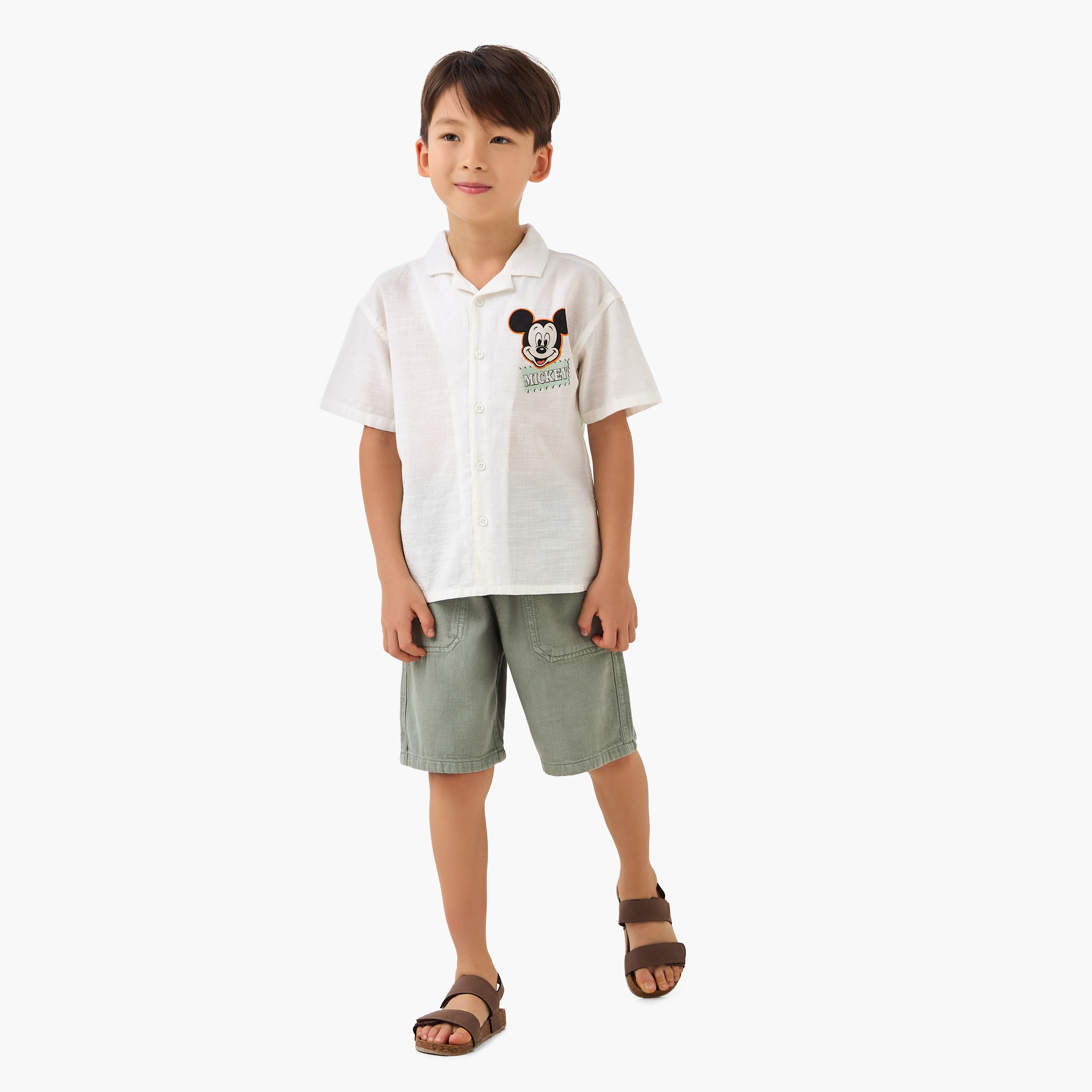 شورت بحزام خصر وجيوب من جونيورز-boys-clothing-bottoms-shorts-image-4
