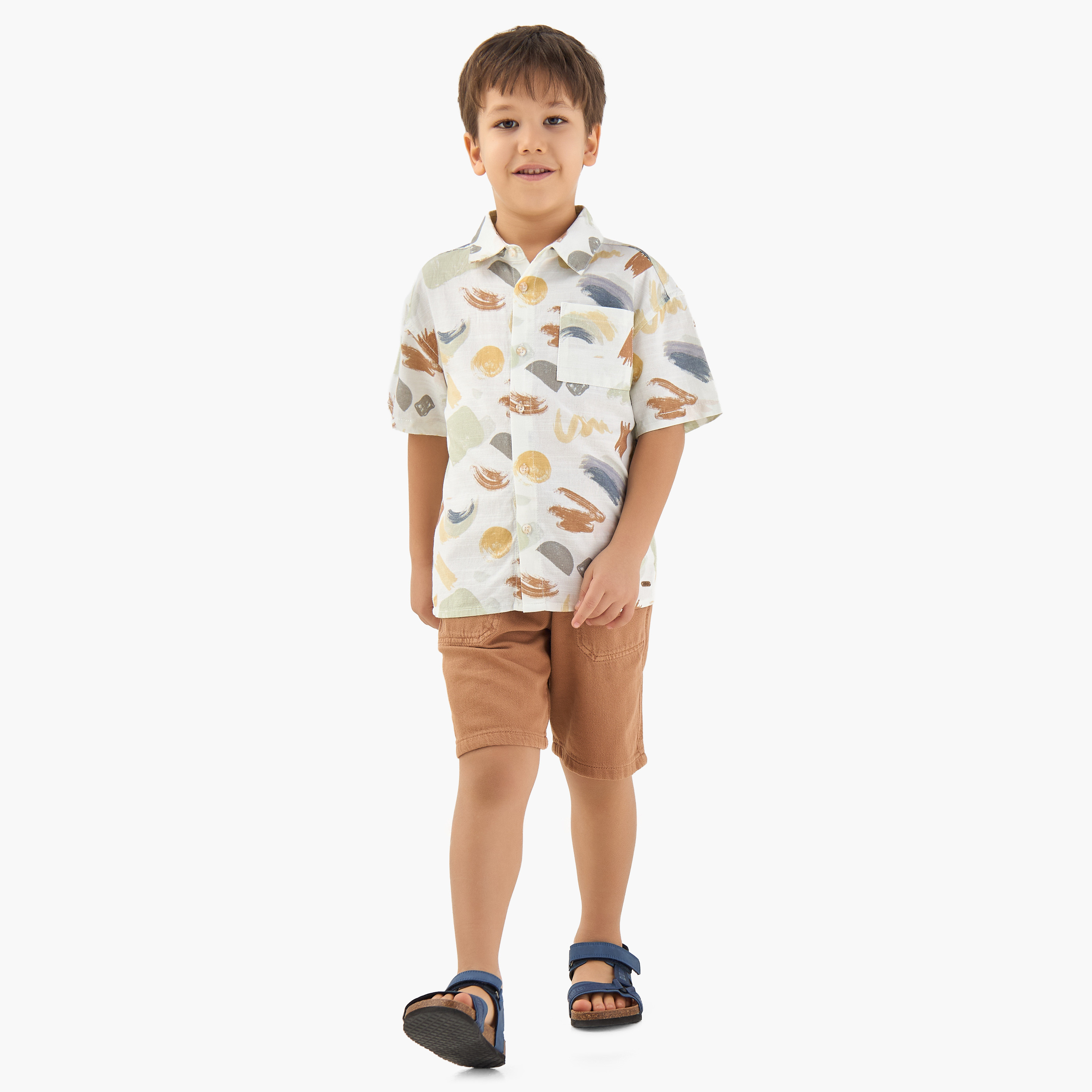 شورت بحزام خصر وجيوب من جونيورز-boys-clothing-bottoms-shorts-image-4