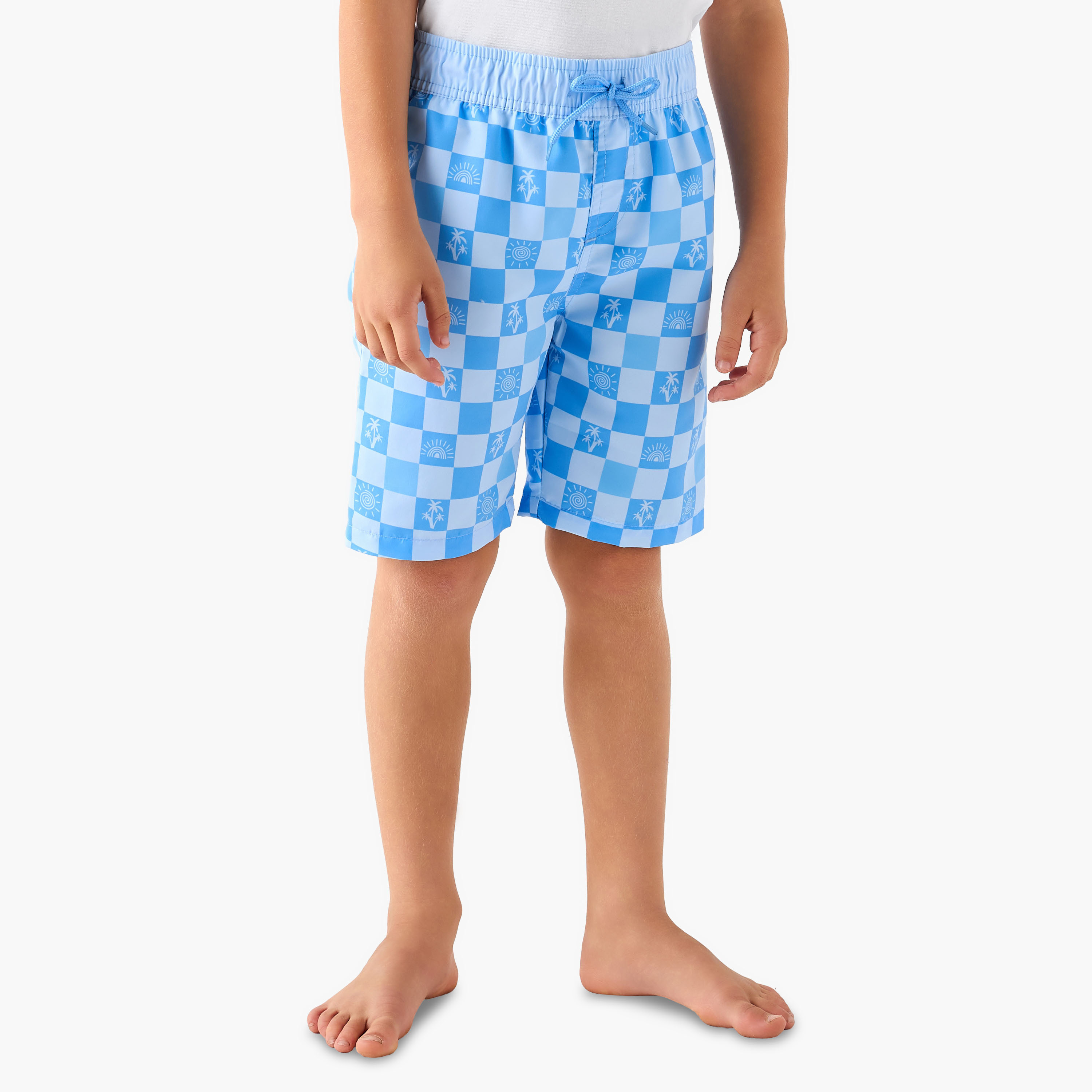 شورت سباحة كاروهات للأولاد من جونيورز-boys-clothing-swimwear-image-5
