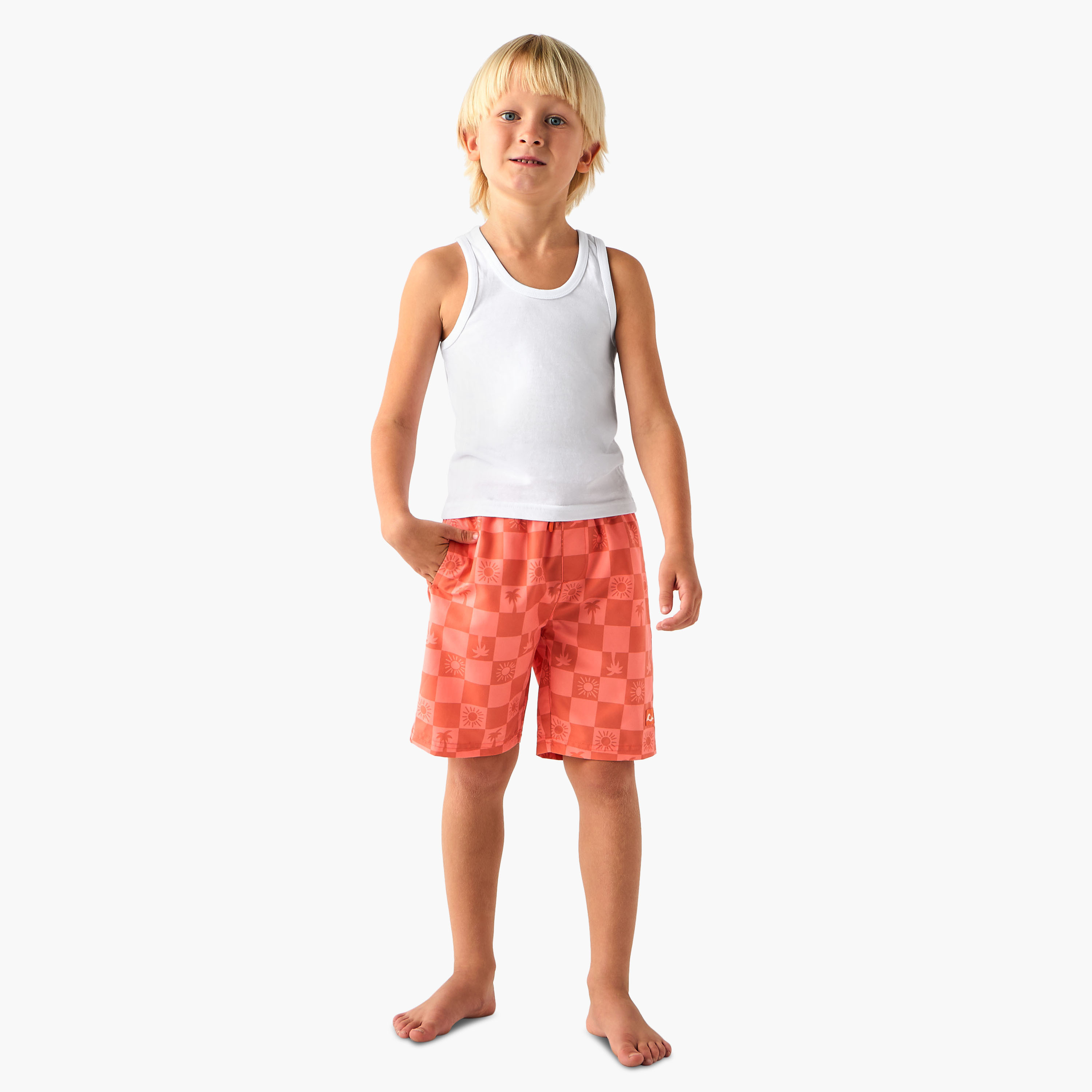 شورت سباحة بخصر برباط للأولاد من جونيورز-boys-clothing-swimwear-image-4