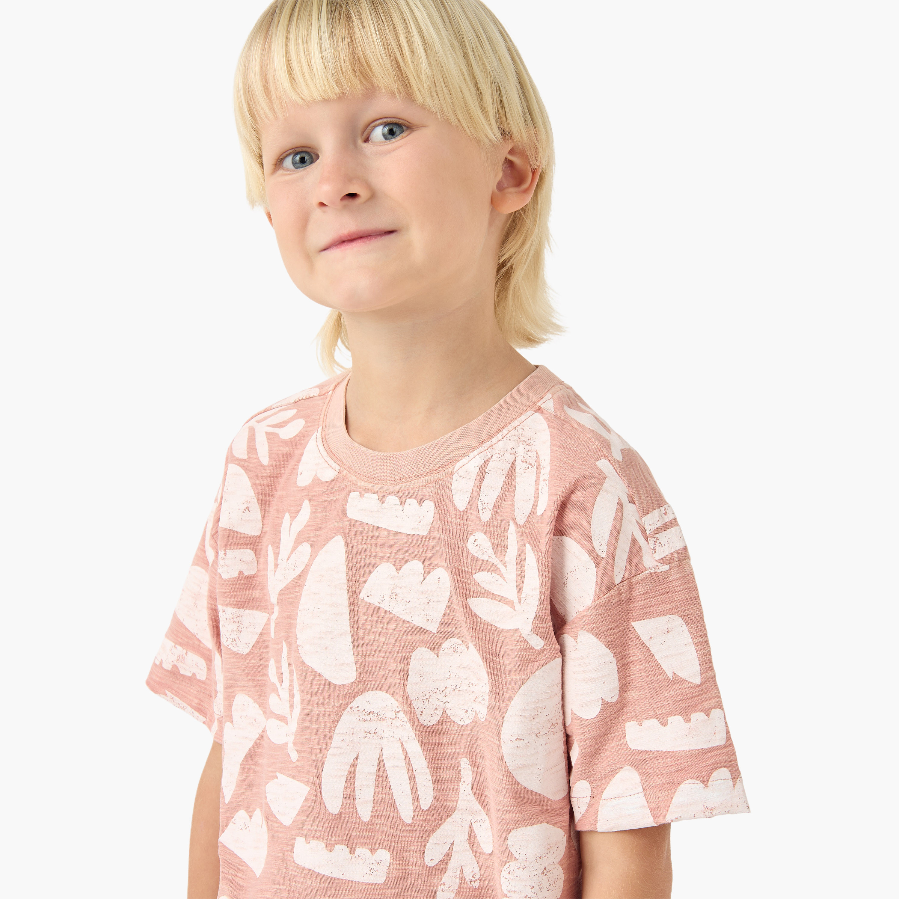 Eligo Crew Neck Short Sleeve T-shirt with Print-boys-clothing-tshirtsandpolos-image-4