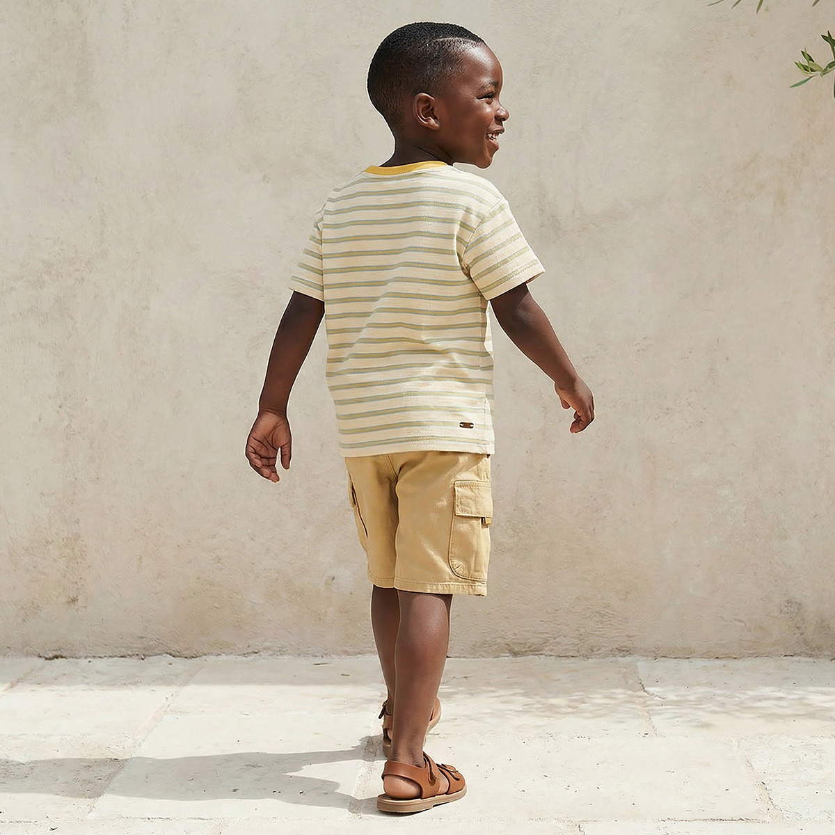 Eligo Crew Neck Short Sleeves T-shirt with Stripes-boys-clothing-tshirtsandpolos-image-3