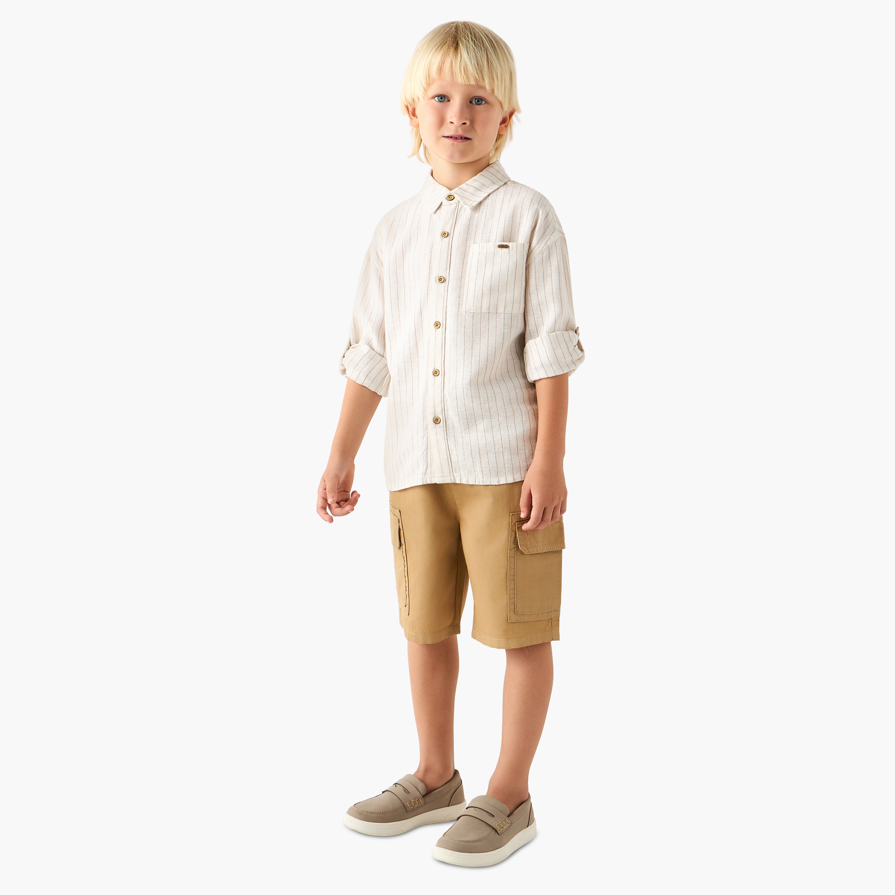 Eligo Long Sleeves Shirt with Stripes-boys-clothing-shirts-image-2