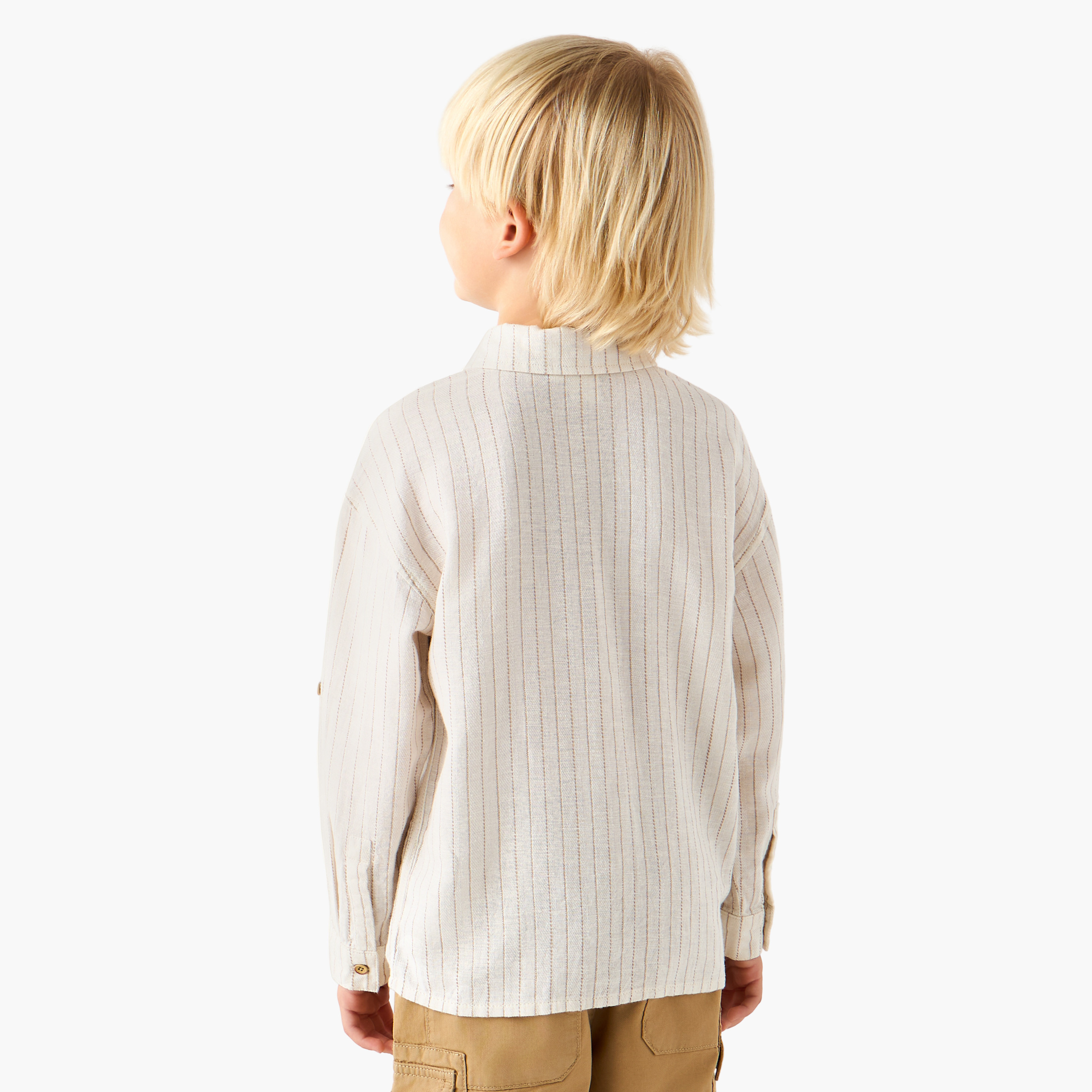 Eligo Long Sleeves Shirt with Stripes-boys-clothing-shirts-image-3