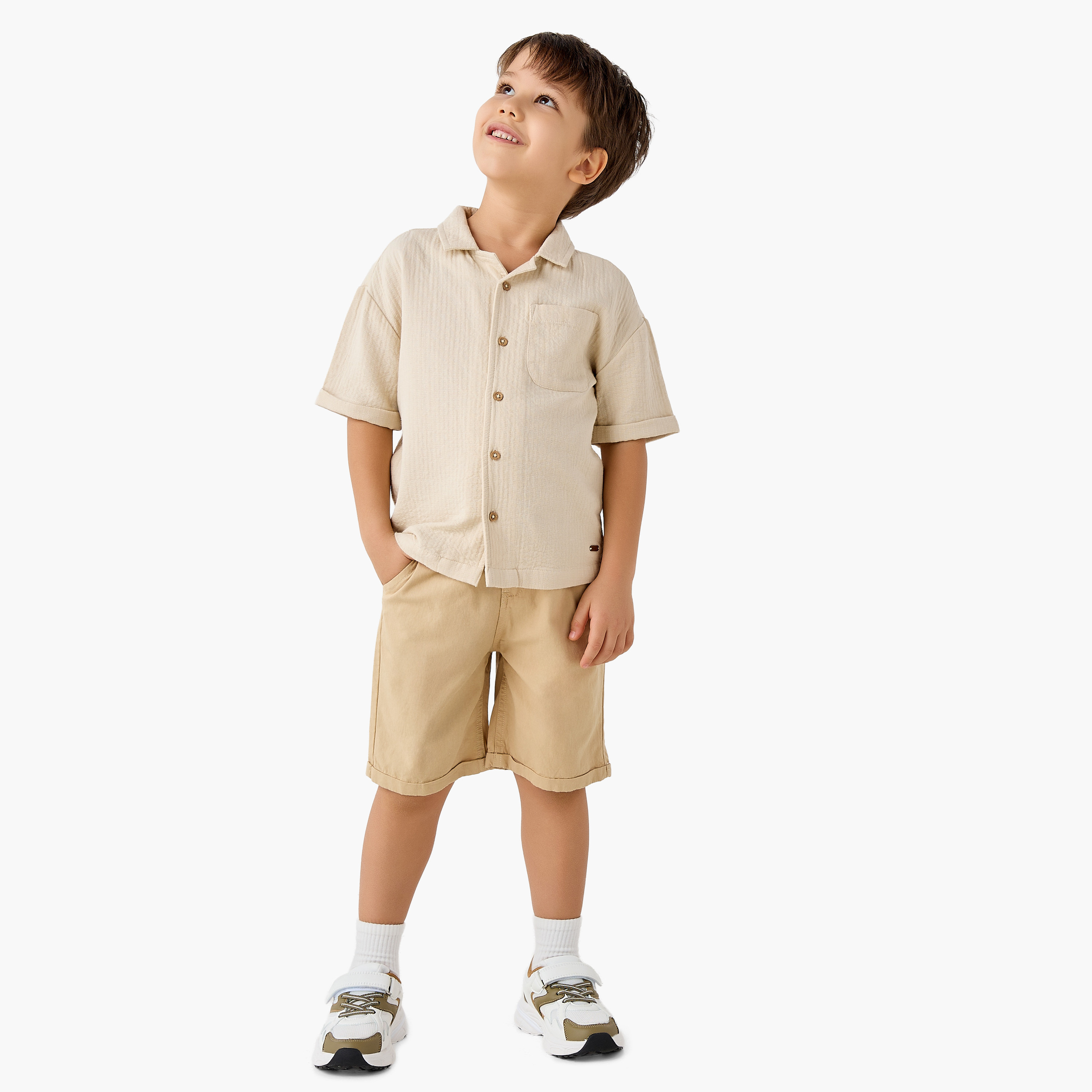 Eligo Short Sleeves Shirt with Pockets-boys-clothing-shirts-image-2